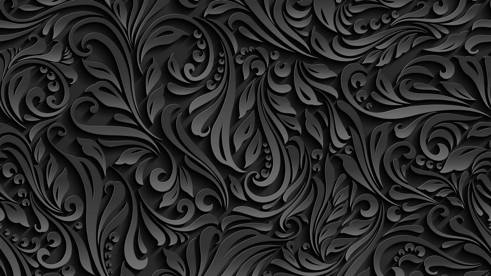General 1600x900 black pattern texture monochrome