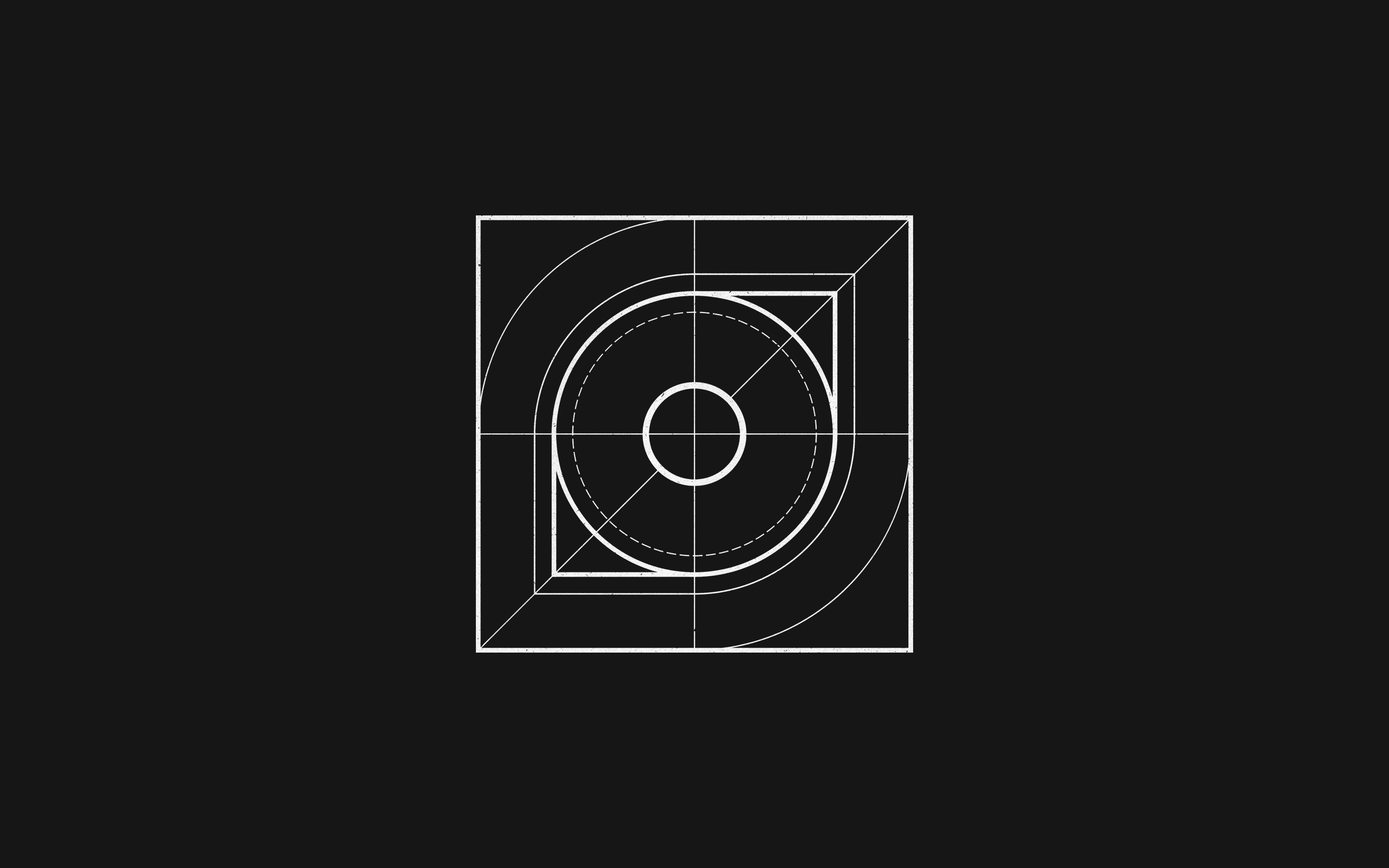 General 2560x1600 simple background minimalism monochrome black background geometry square