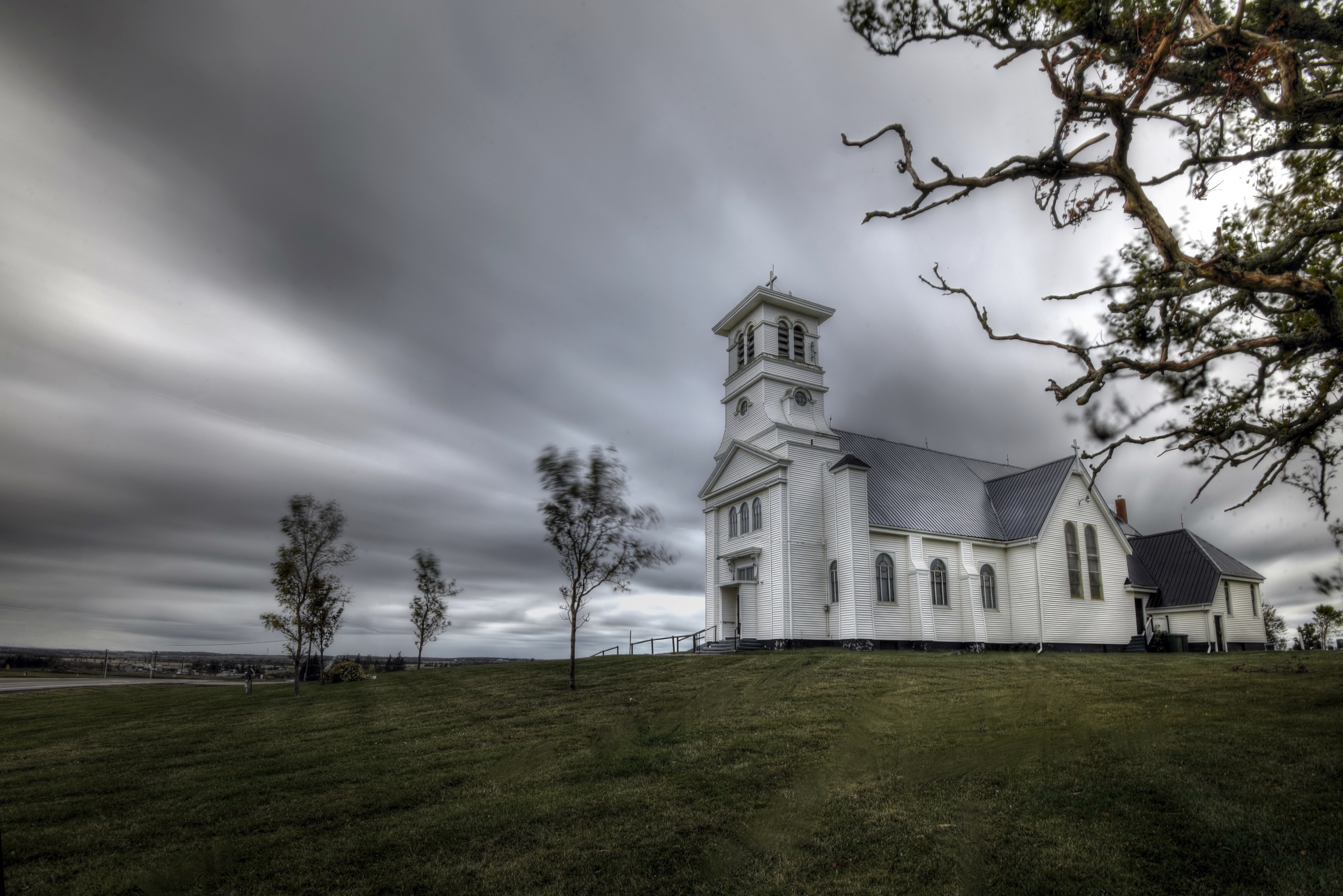 General 2560x1709 outdoors sky building Canada Prince Edward Island church overcast