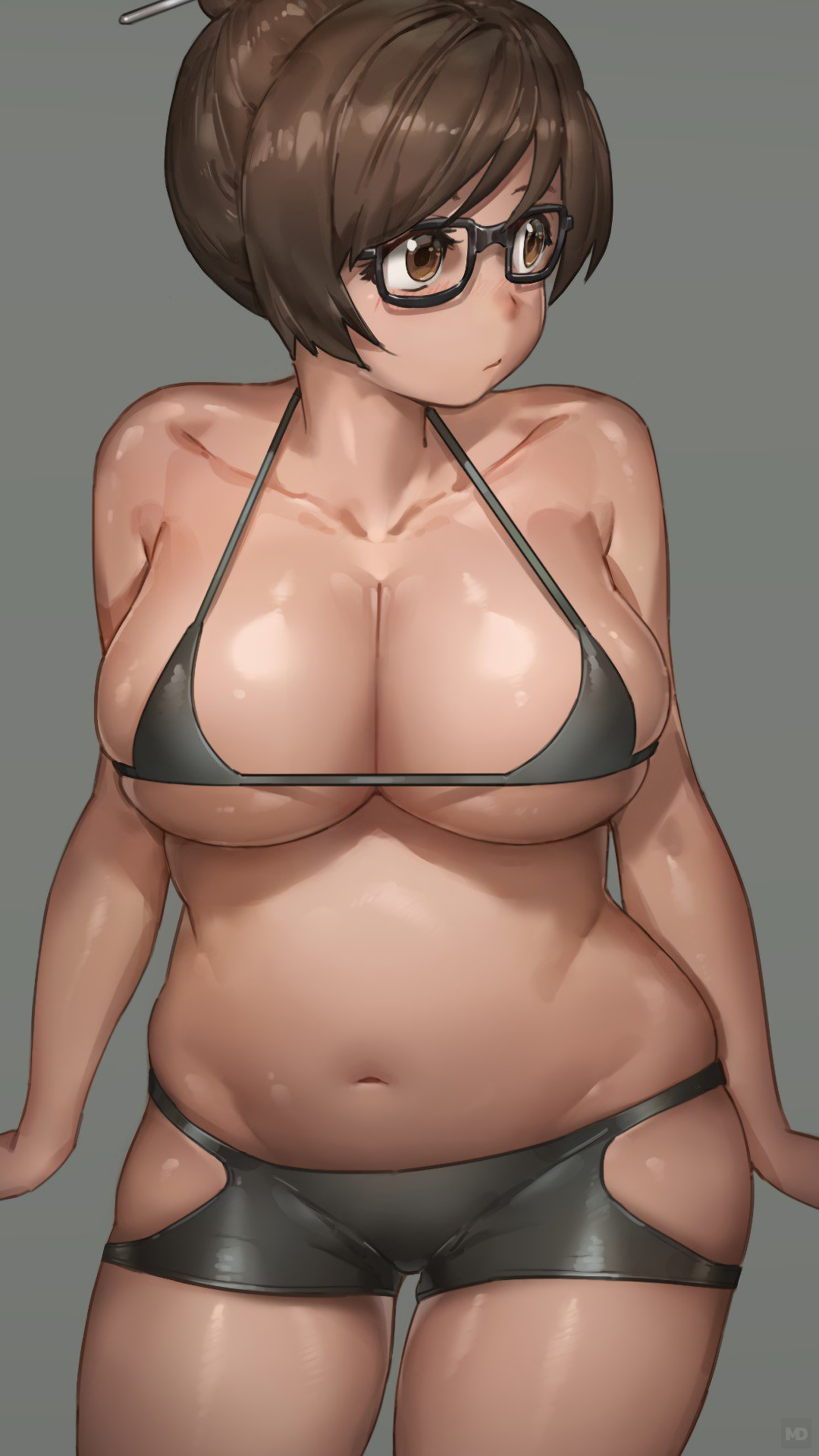 Anime 1080x1920 anime anime girls portrait display Mei (Overwatch) Overwatch big boobs bikini