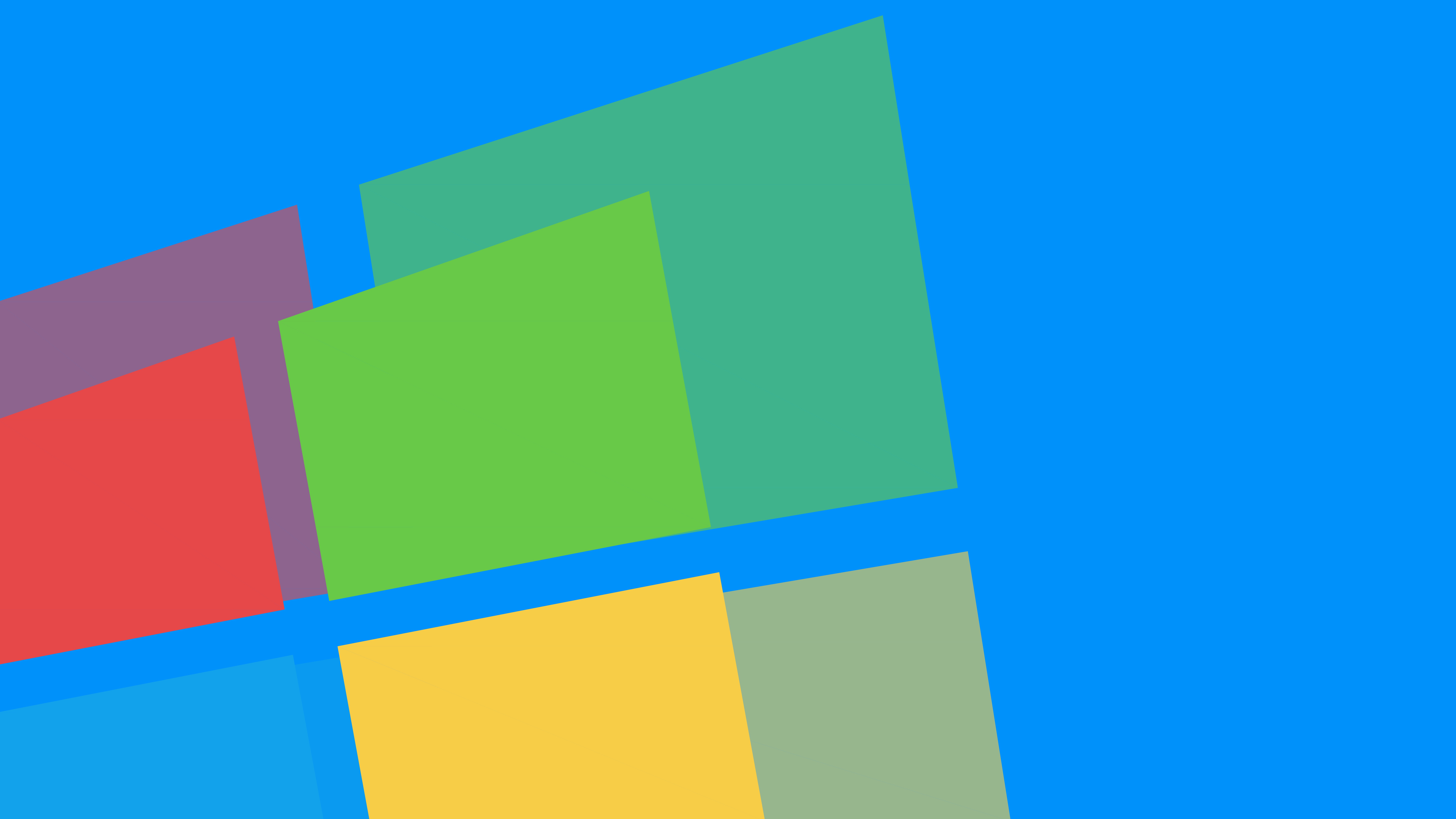 General 8960x5040 logo Microsoft simple background blue background operating system Microsoft Windows minimalism