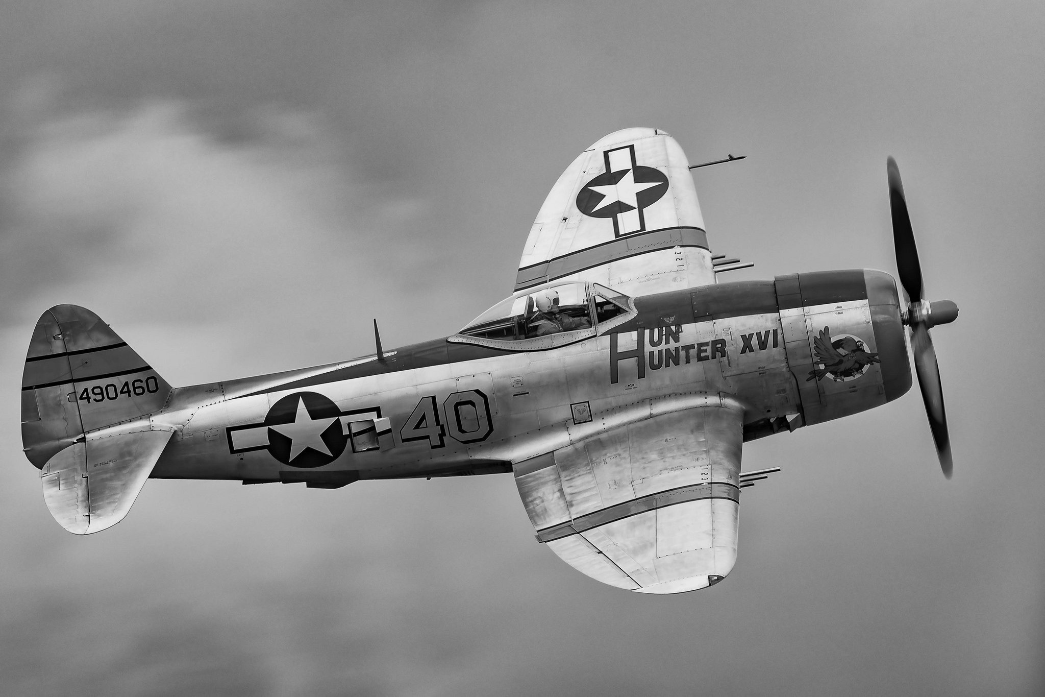 General 2048x1365 aircraft vehicle monochrome military aircraft military numbers Republic P-47 Thunderbolt American aircraft