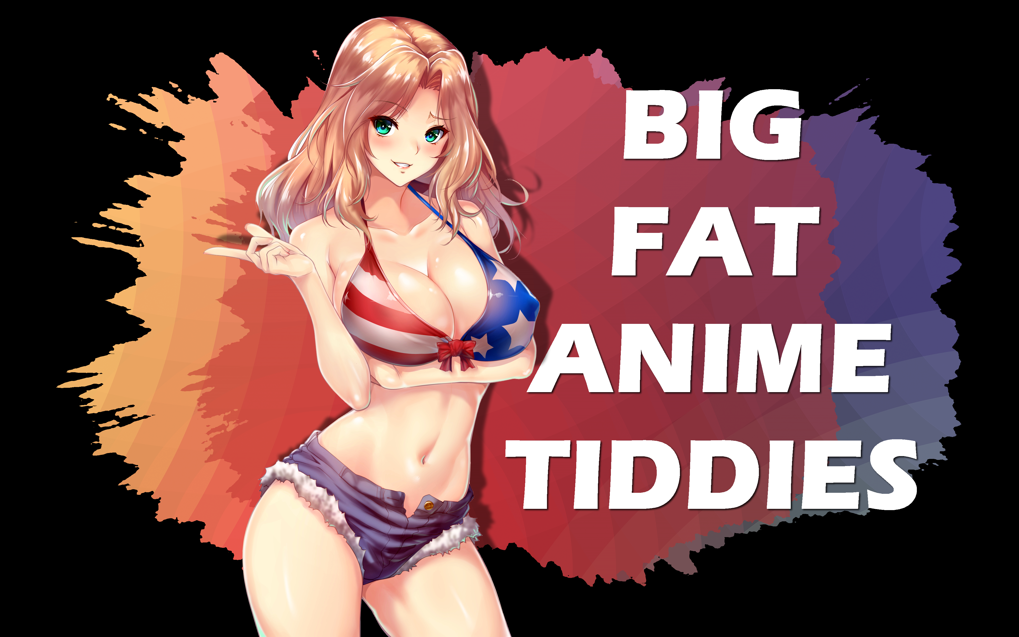 Anime 4000x2500 anime boobs USA women anime girls Dead or Alive video games big boobs huge breasts green eyes unbuttoned American flag belly video game girls video game warriors video game characters Tina Armstrong (Dead or Alive) text