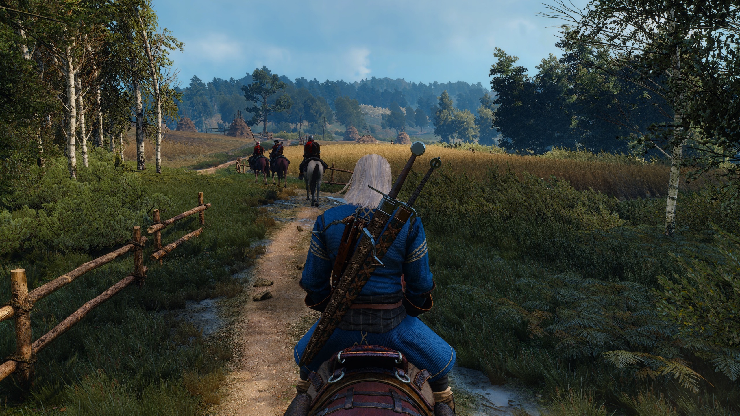 General 2560x1440 The Witcher 3: Wild Hunt CD Projekt RED RPG screen shot video games Geralt of Rivia video game characters Book characters