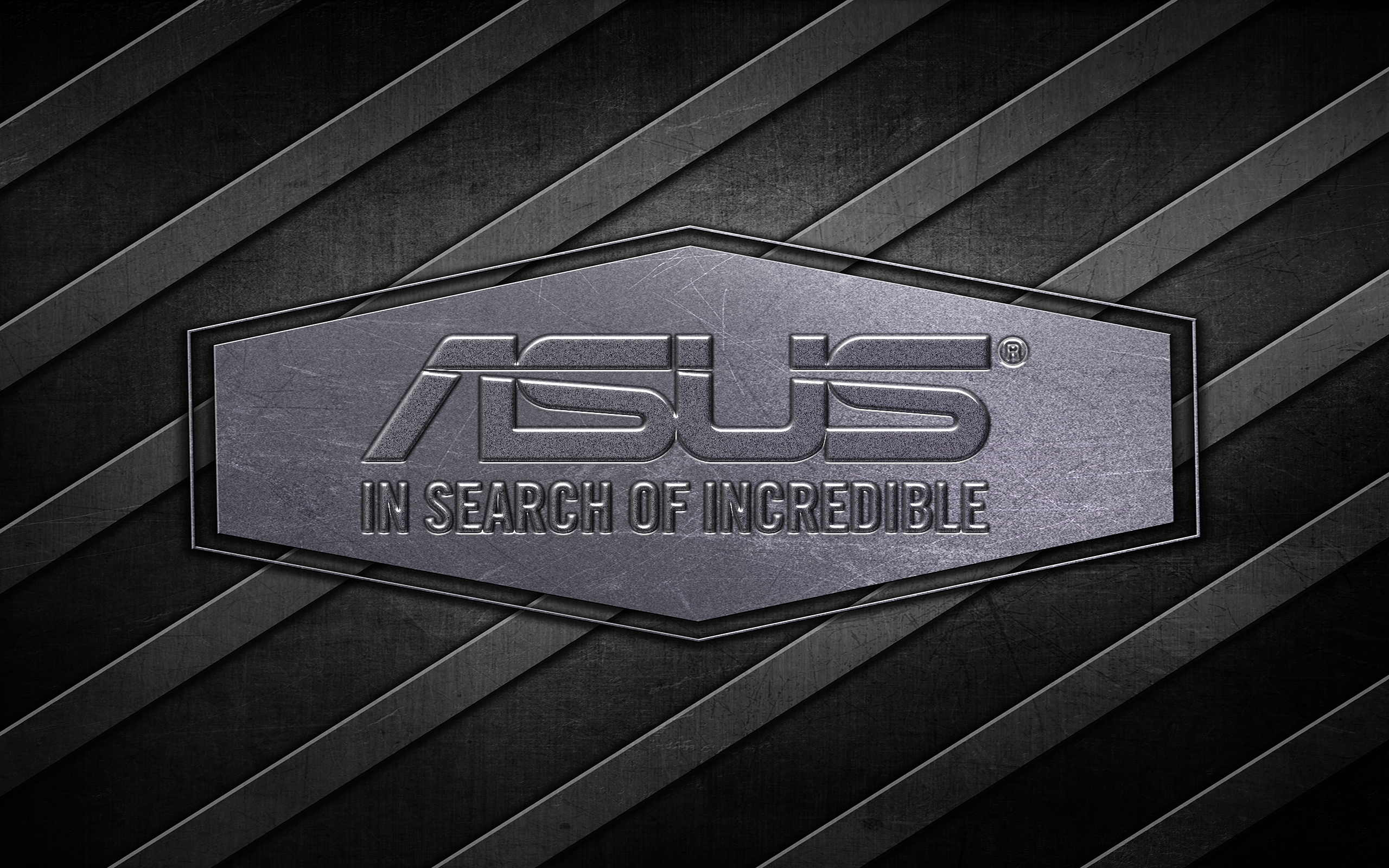 General 2560x1600 ASUS logo digital art steel