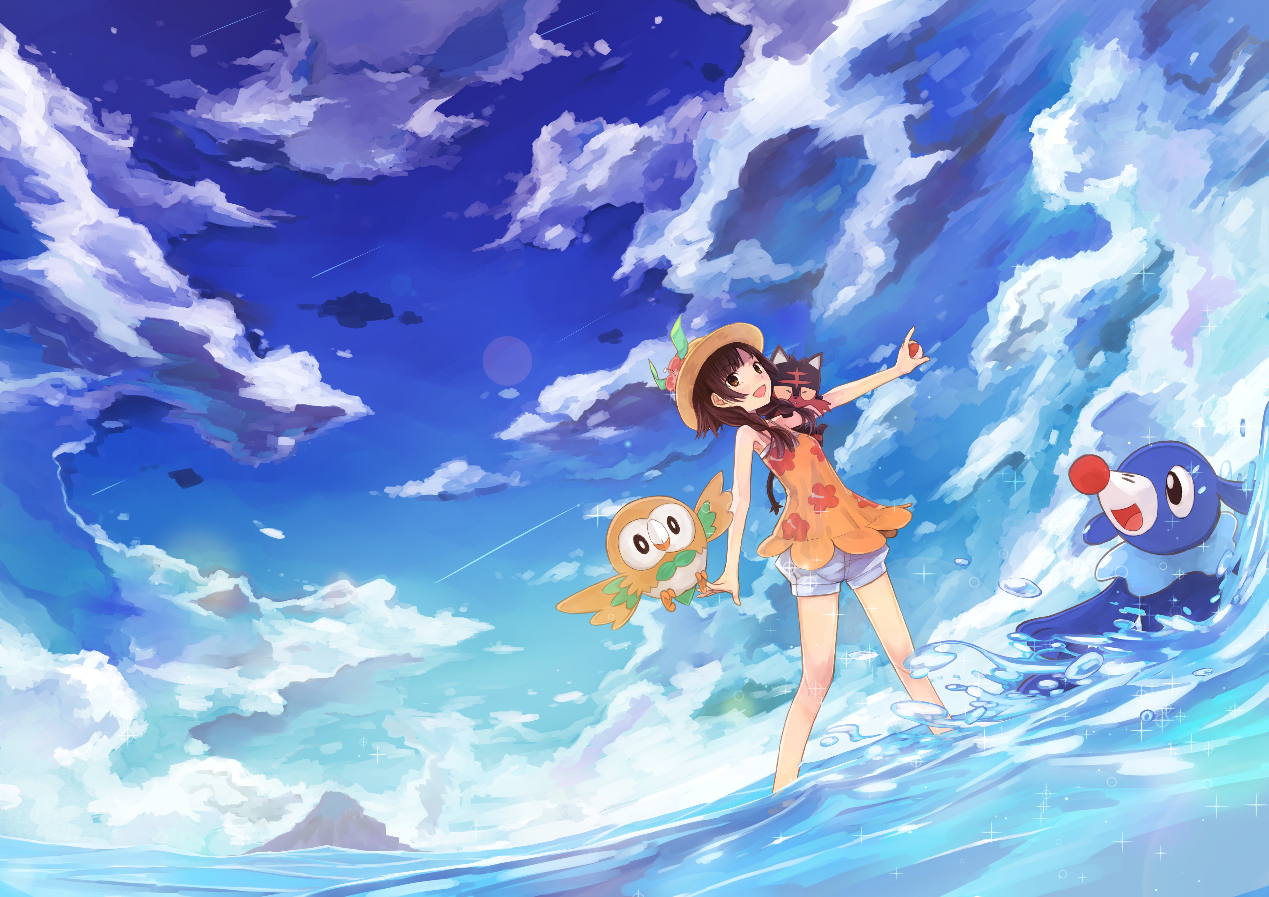 Anime 4093x2894 anime anime girls Pokémon