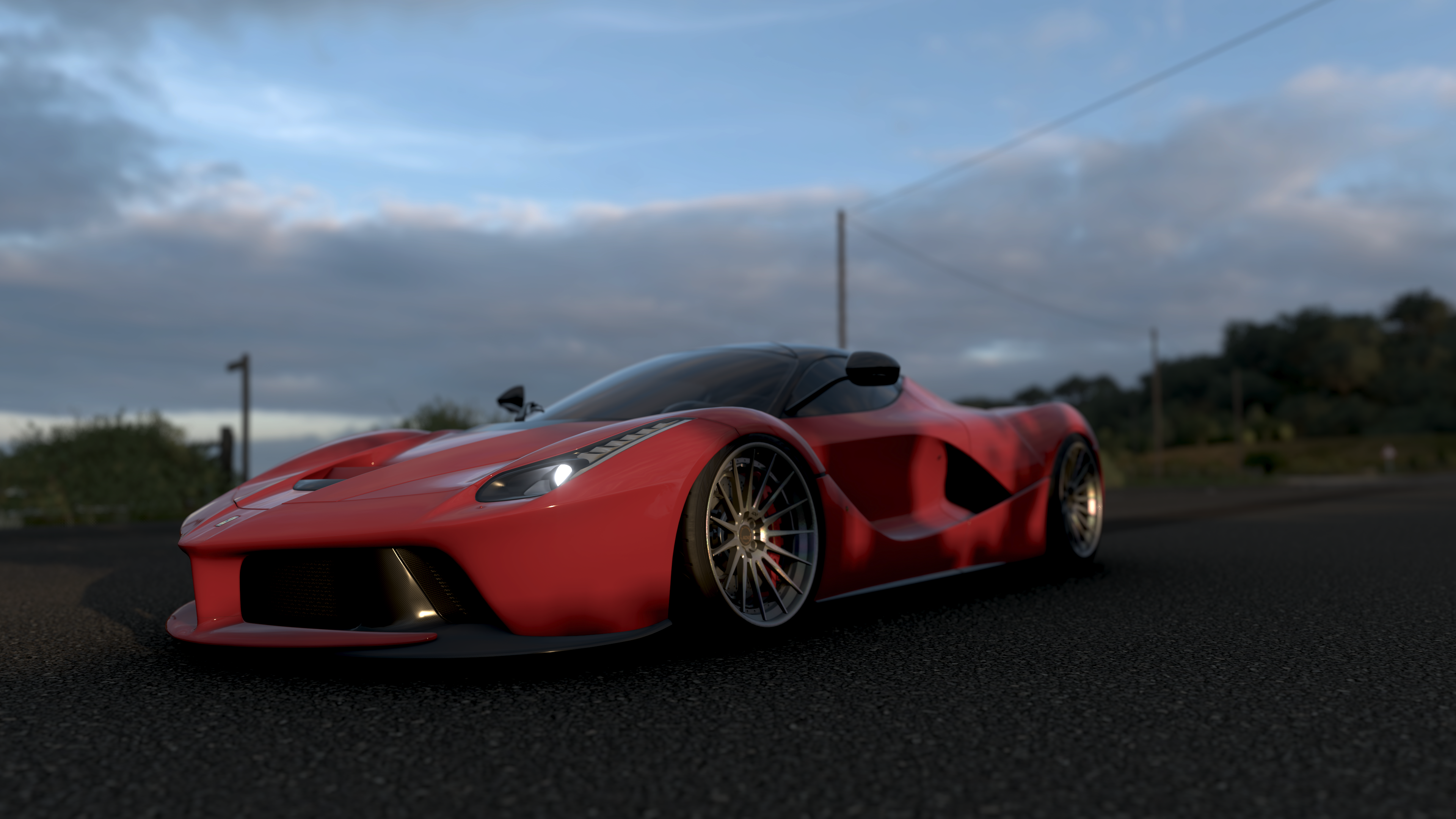 General 3840x2160 Forza Forza Horizon 4 screen shot car red cars vehicle video games