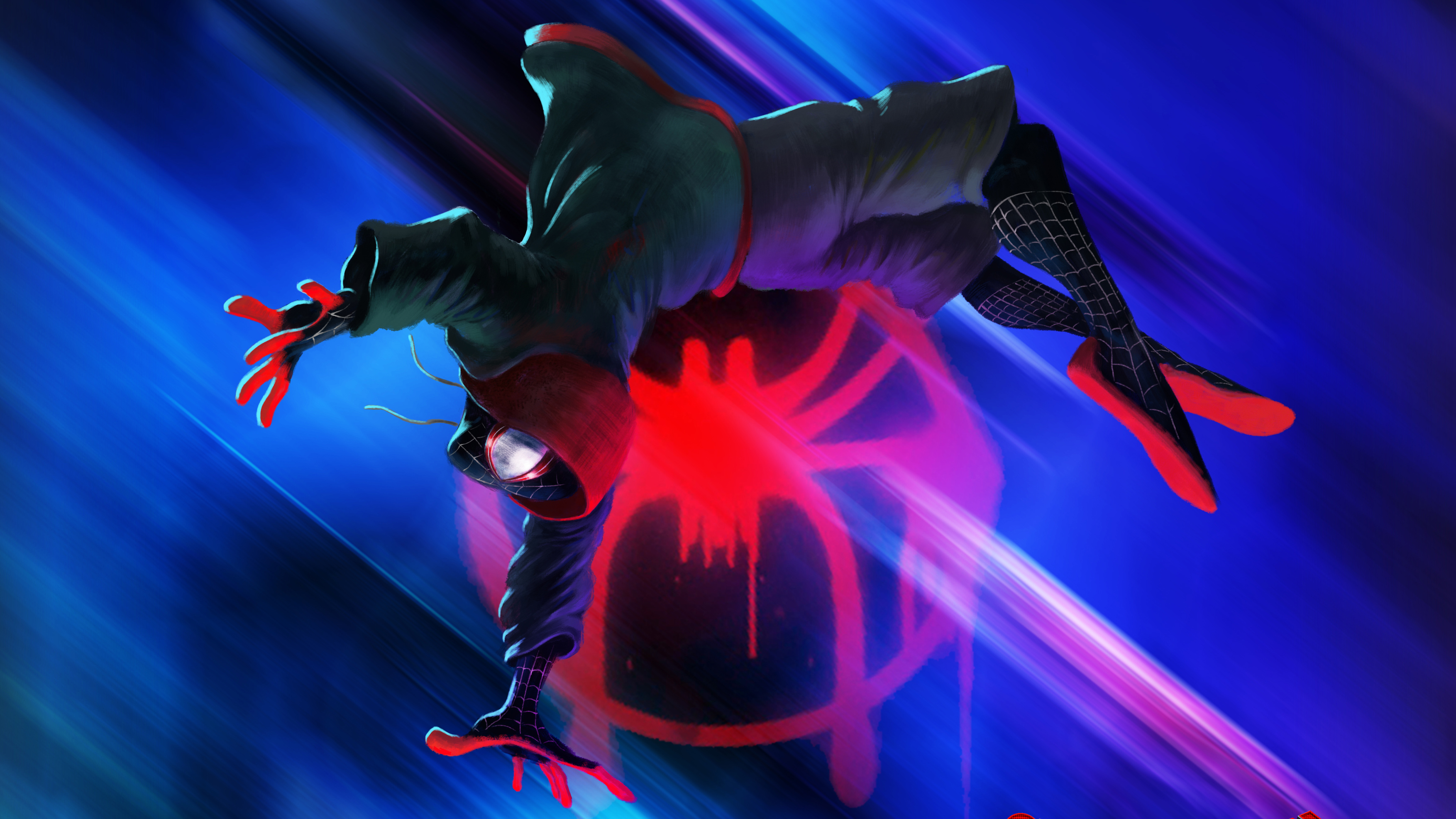 General 3508x1973 Spider-Man: Into the Spider-Verse Miles Morales animated movies Marvel Comics Spider-Man