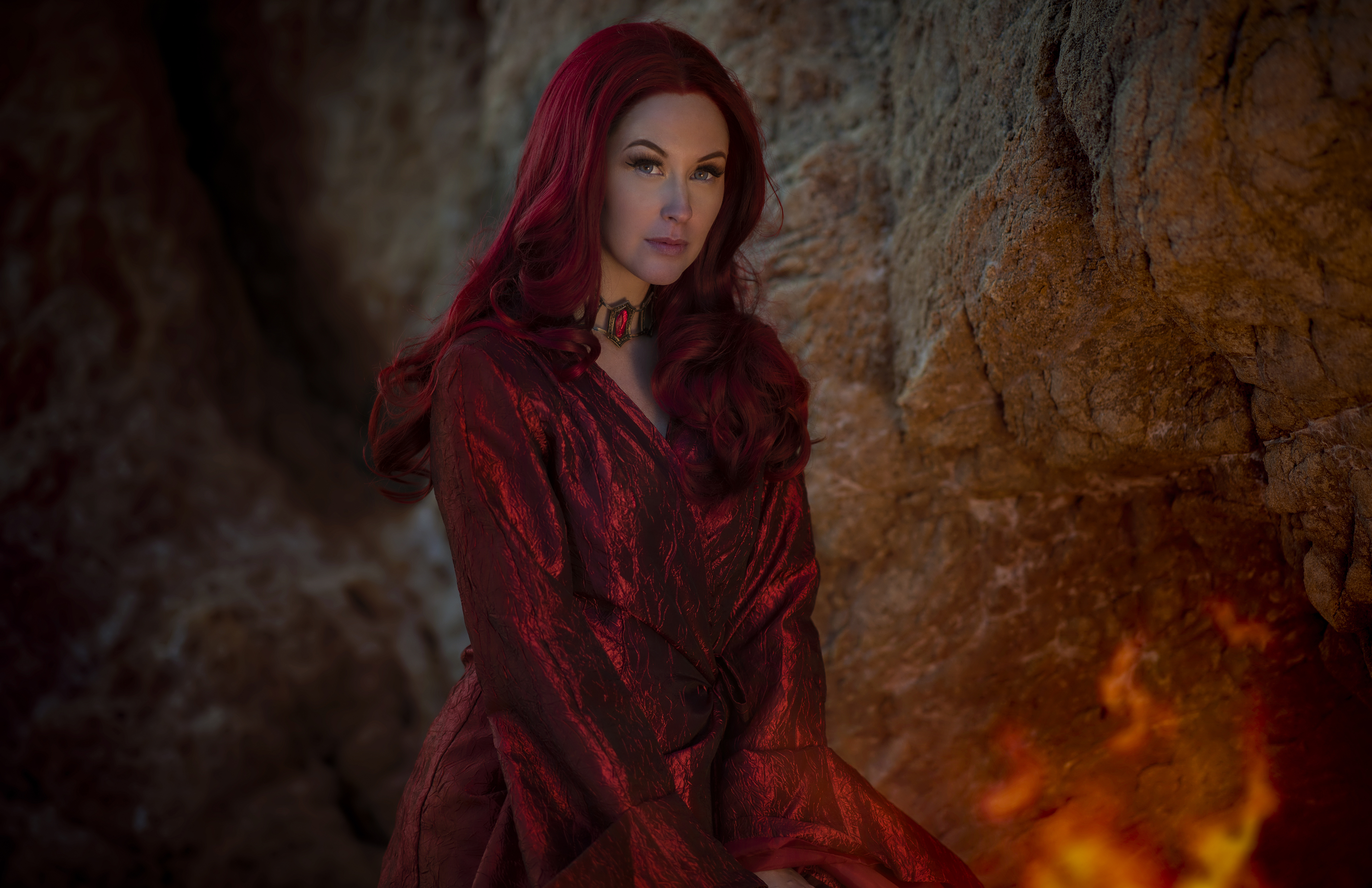 People 4511x2919 Meg Turney Melisandre witch redhead Game of Thrones fantasy girl cosplay women