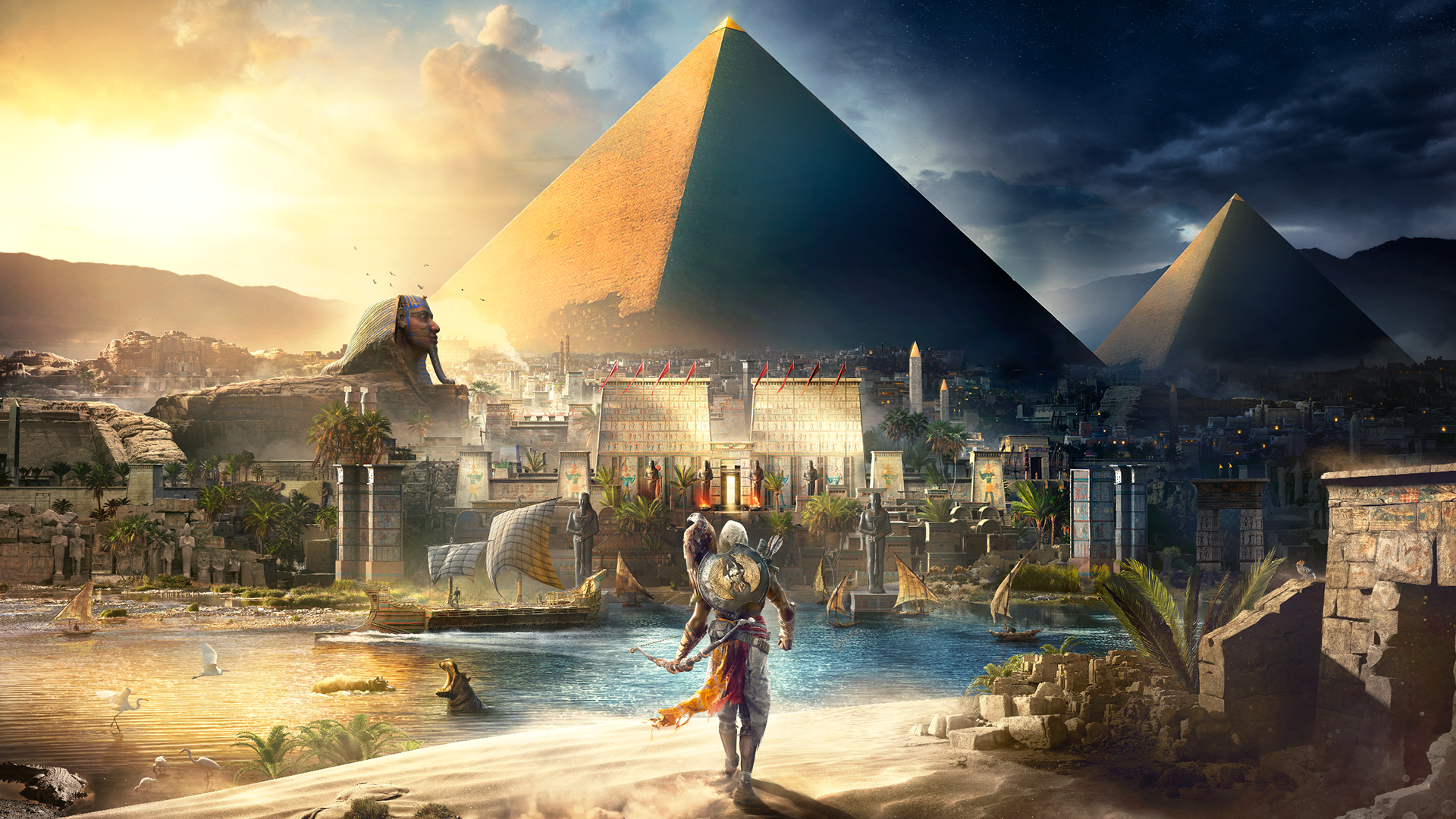 General 1920x1080 Assassin's Creed Assassin's Creed: Origins video games video game art