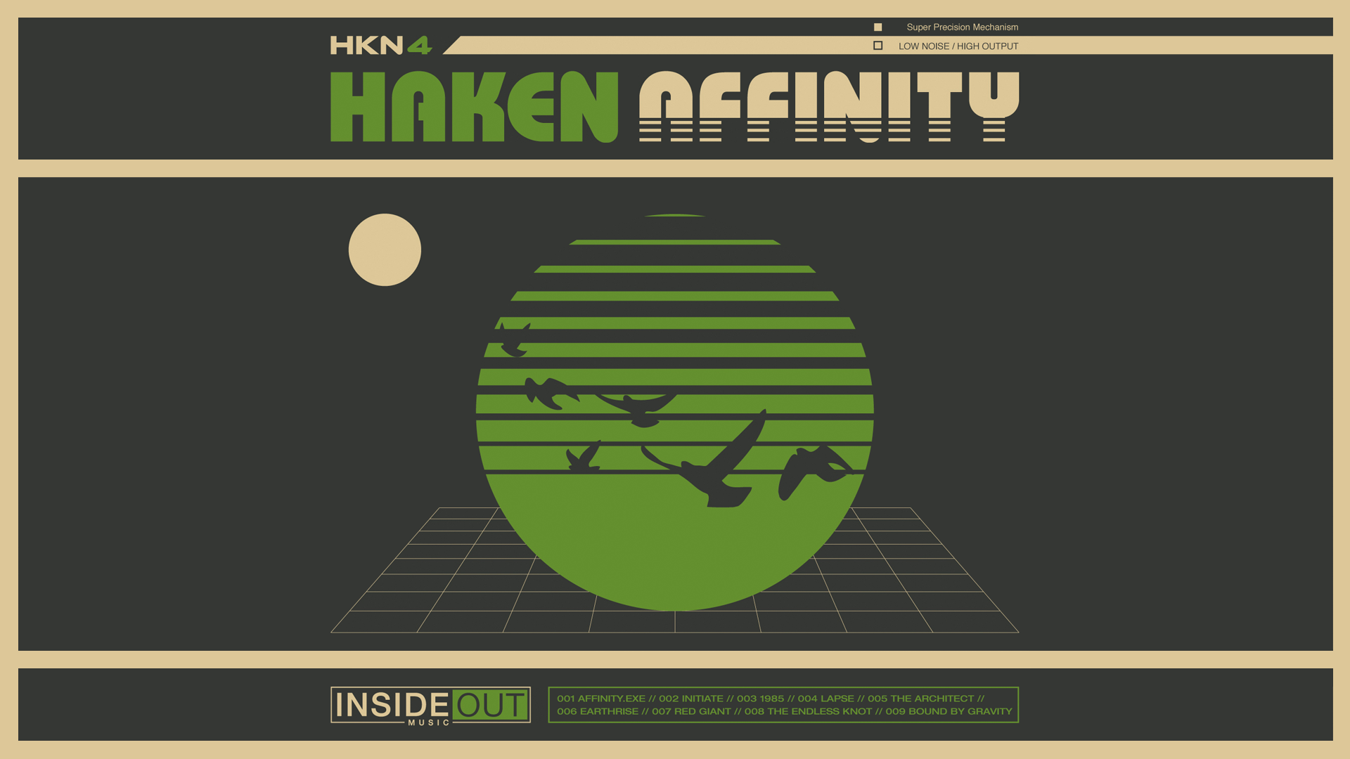 General 1920x1080 Haken music progressive rock progressive metal album covers cover art Affinity retro theme