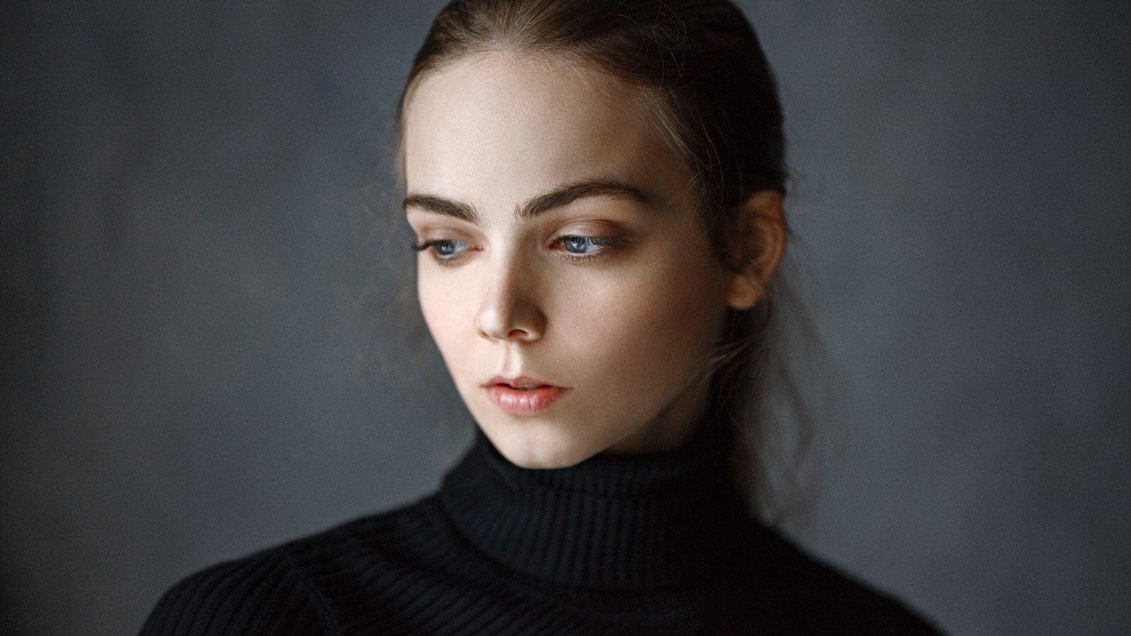 People 1600x900 portrait women face model Georgy Chernyadyev