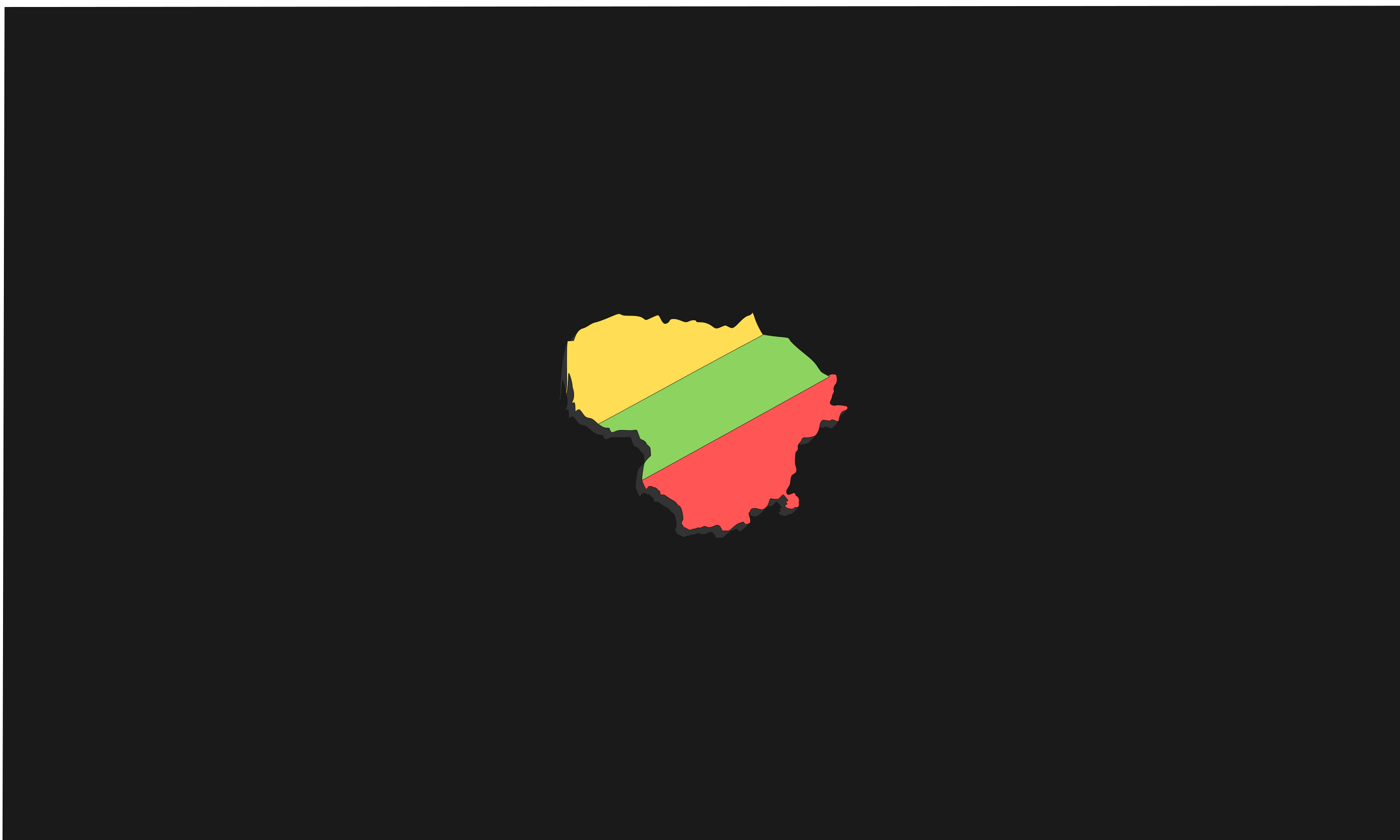 General 3200x1920 minimalism geography map Lithuania flag simple background digital art