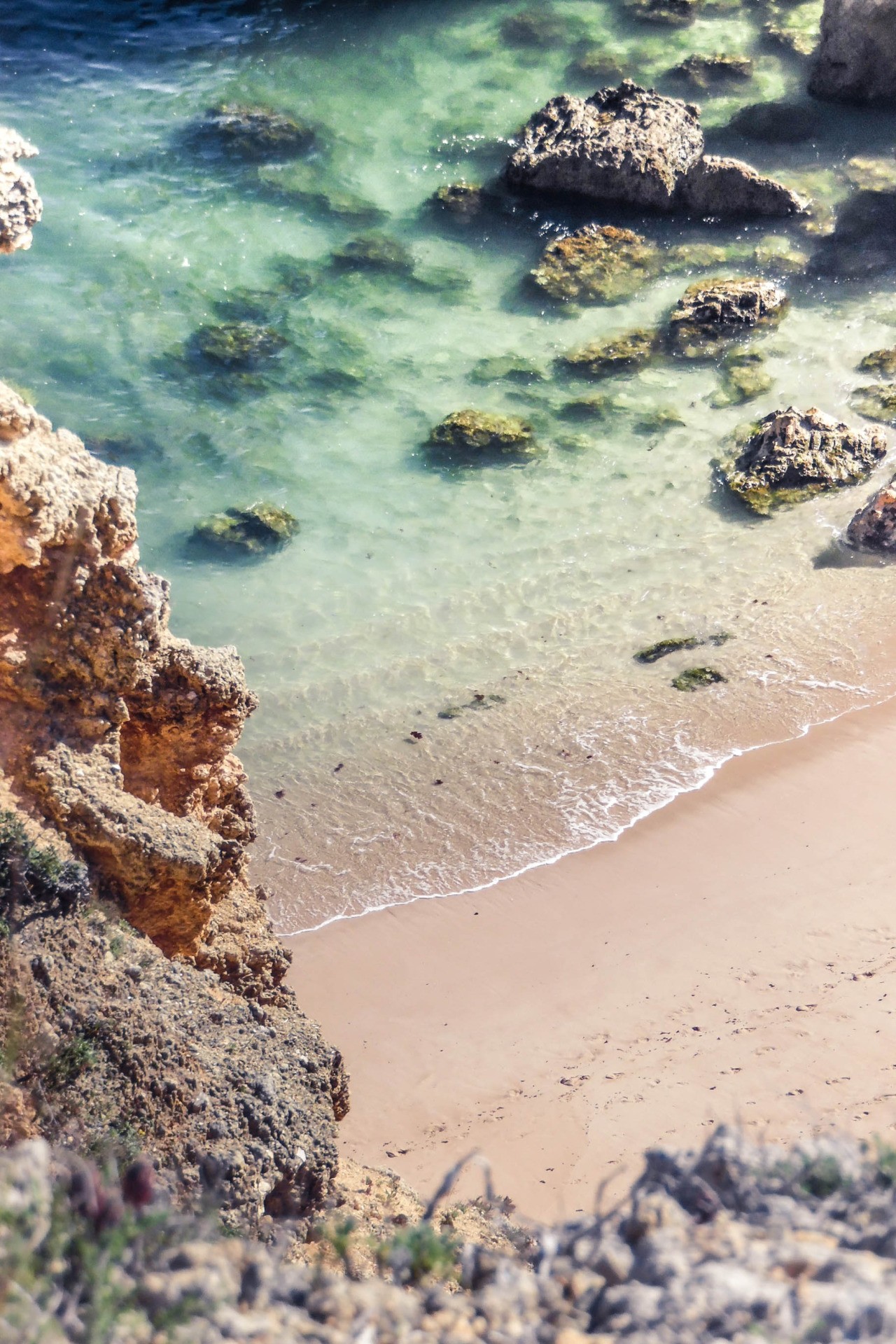 General 1280x1920 beach Algarve (Portugal) rocks sand tropical water coast nature