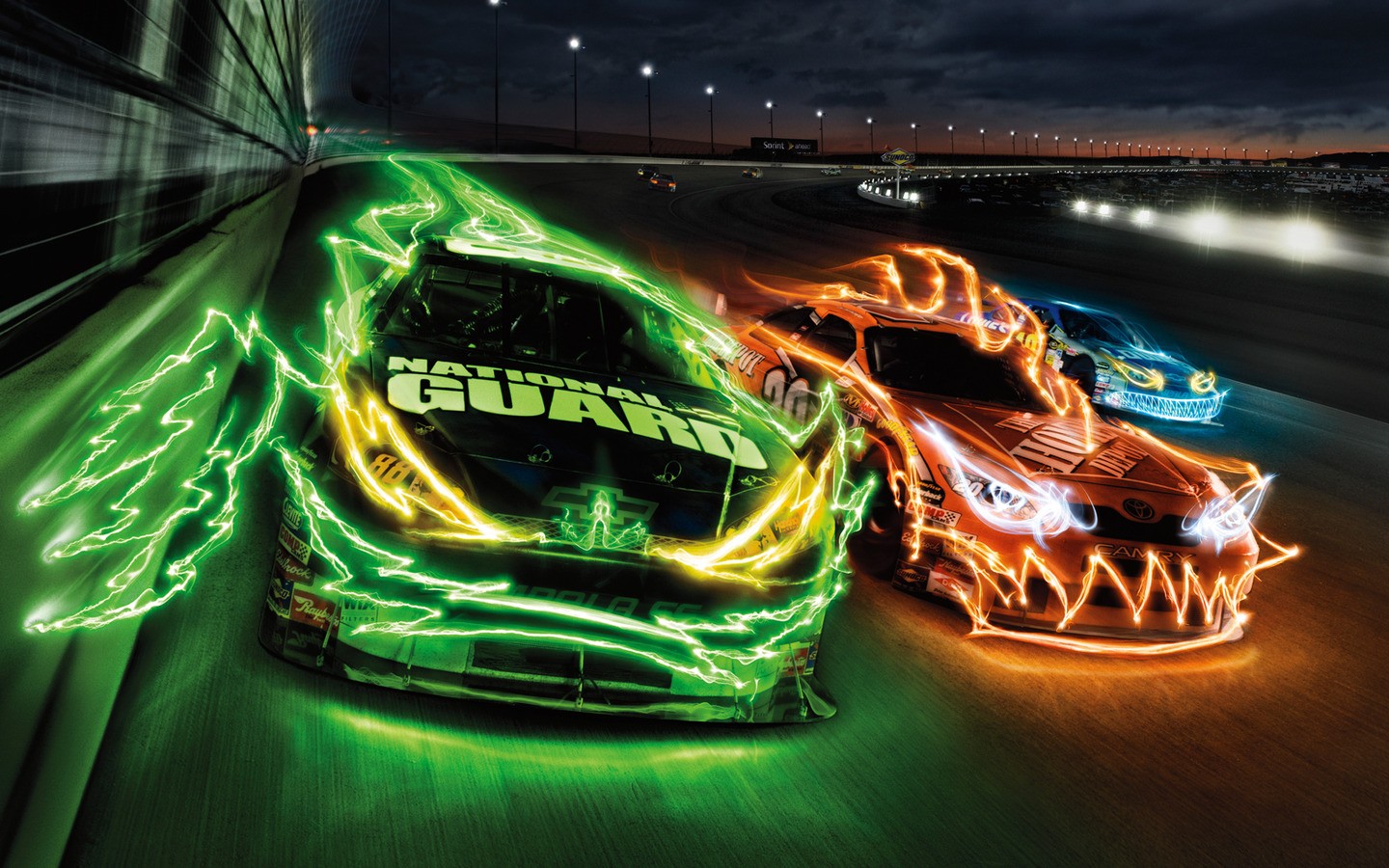 General 1440x900 car vehicle digital art colorful racing motorsport
