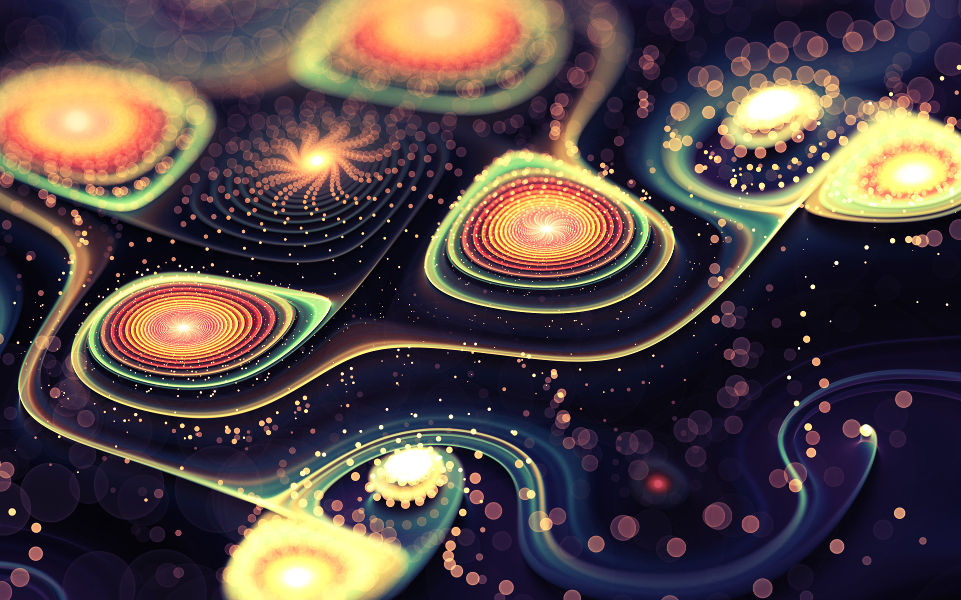 General 1920x1200 psychedelic trippy abstract 3D Abstract digital art CGI