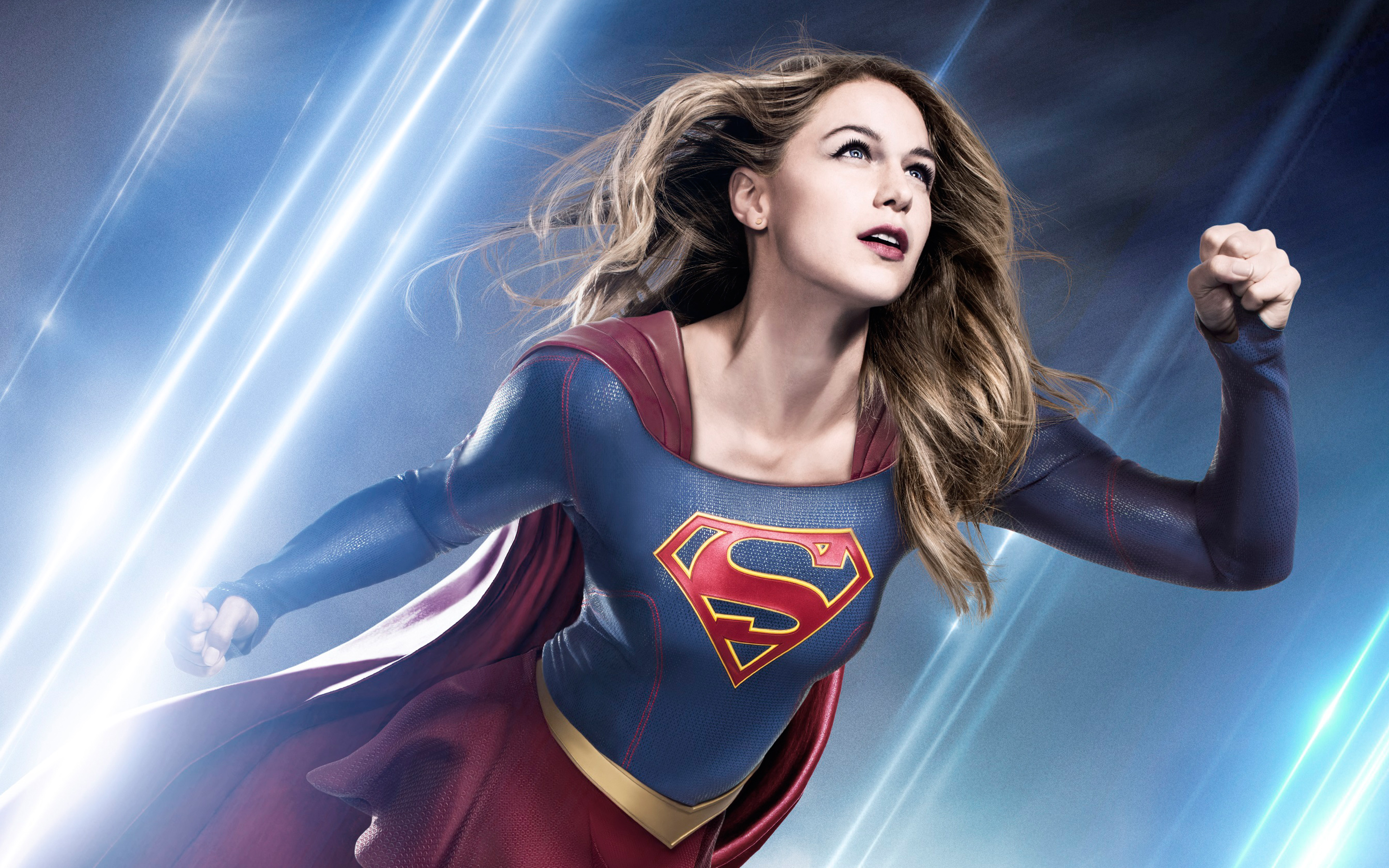 People 2880x1800 Melissa Benoist actress women Supergirl digital art