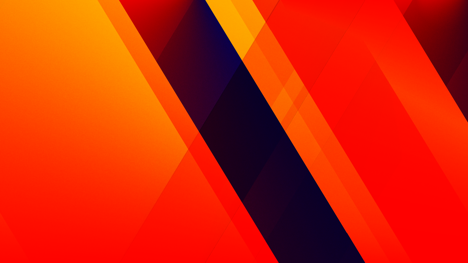 General 1920x1080 lines minimalism orange digital art
