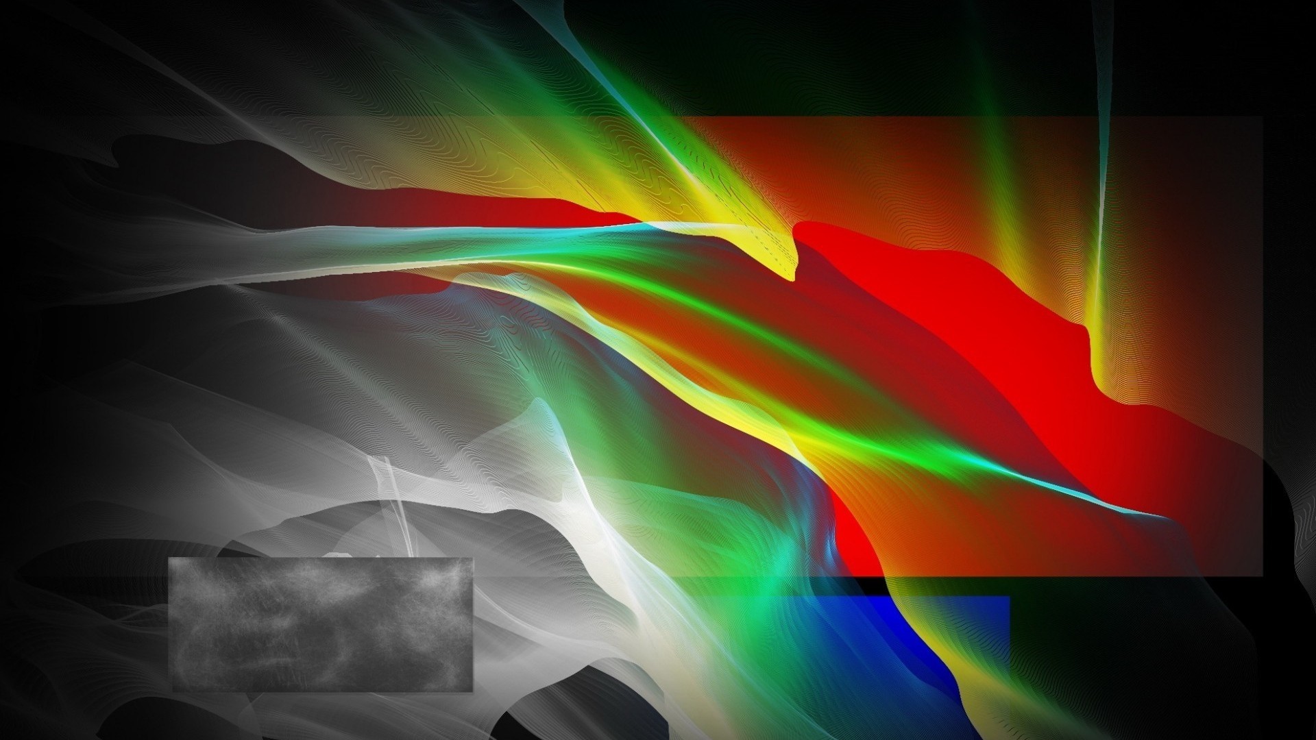 General 1920x1080 digital art abstract geometry colorful rectangle wavy lines