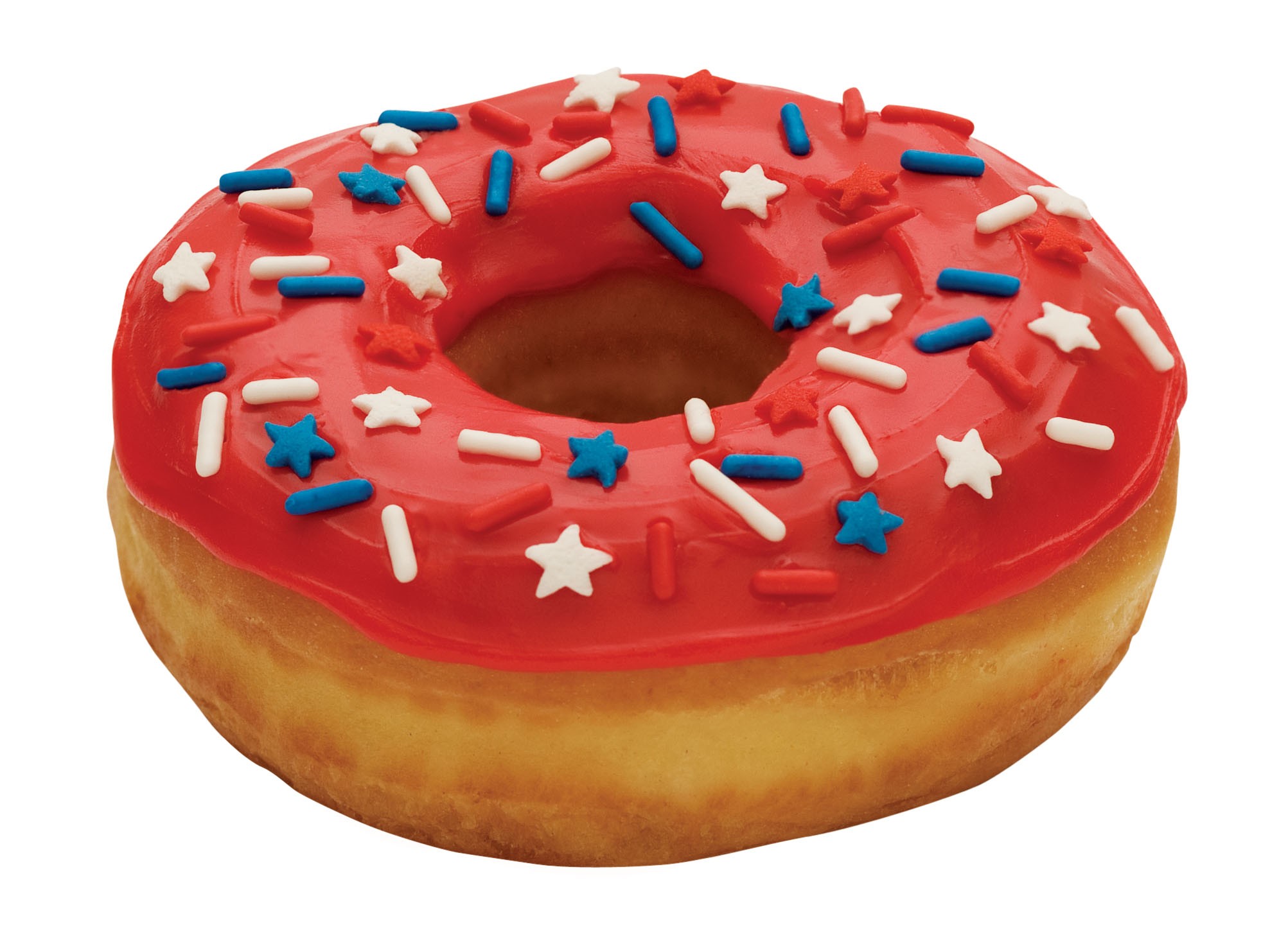 General 2005x1448 food donut red white background white sweets macro simple background