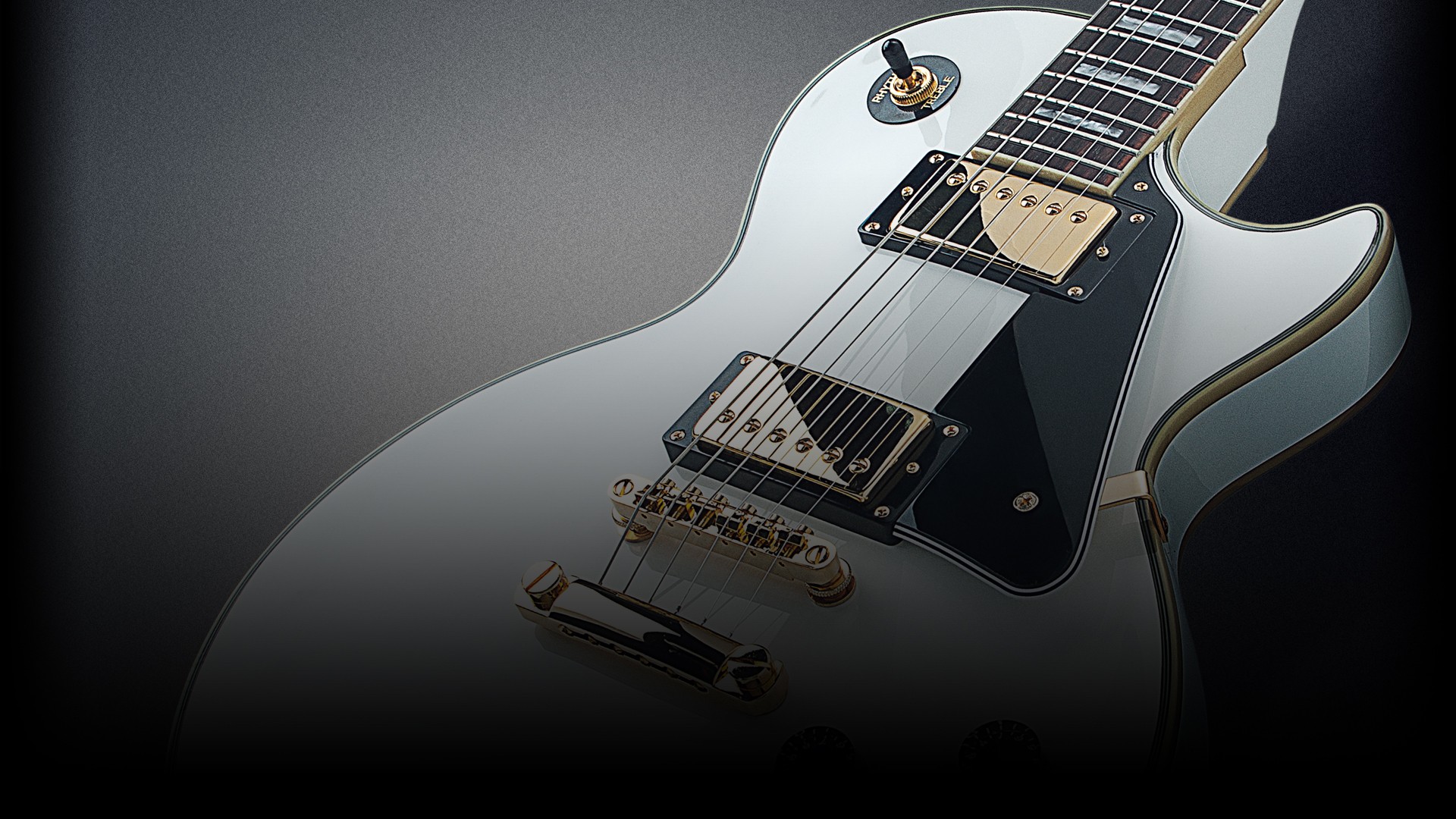 General 1920x1080 guitar music white gold Gibson Les Paul Gibson musical instrument simple background closeup