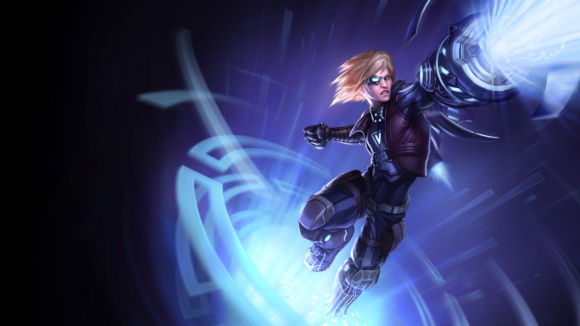 General 1920x1080 League of Legends PC gaming eyepatches Ezreal (League Of Legends)