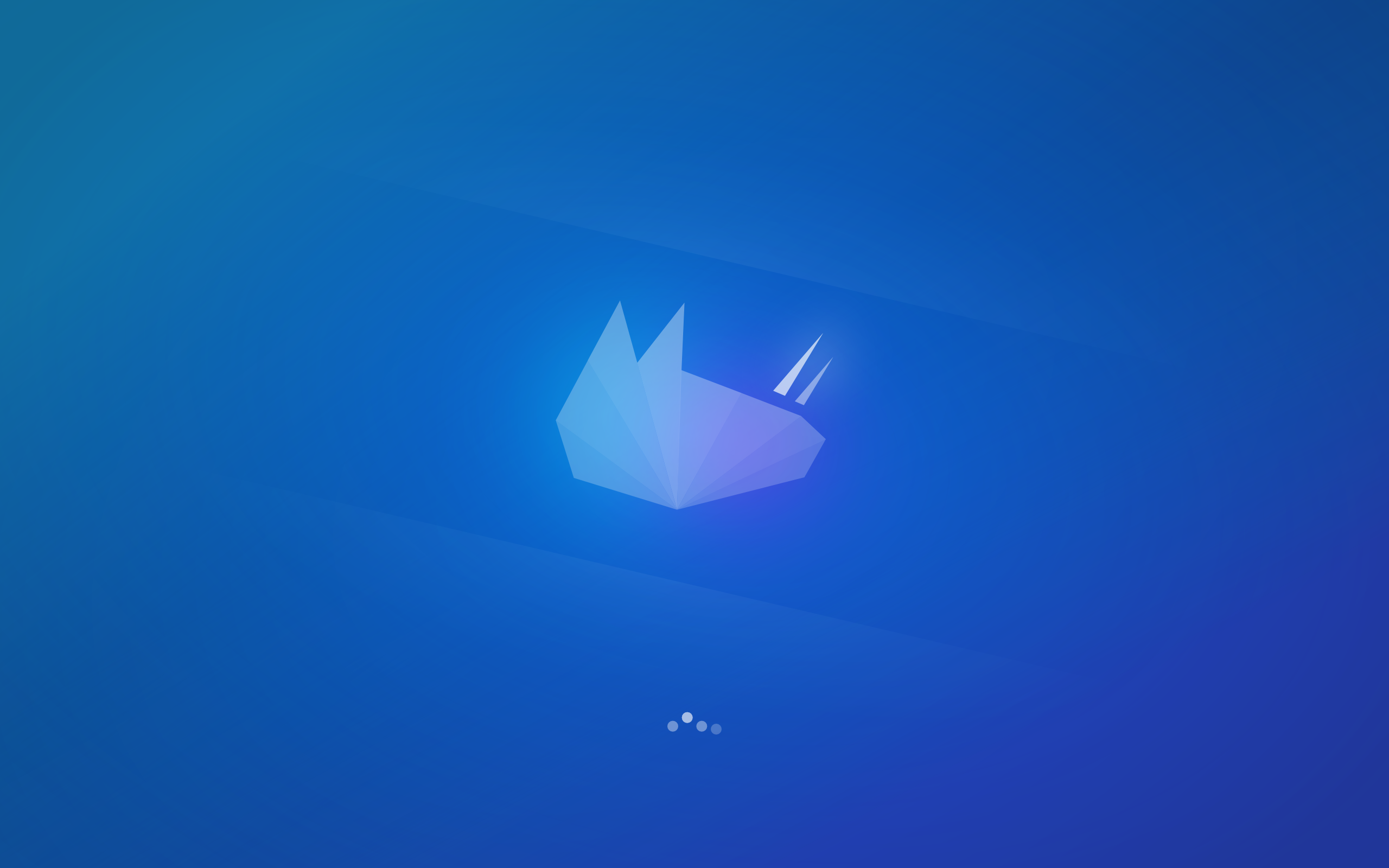General 2560x1600 Xubuntu Linux blue background minimalism digital art artwork abstract