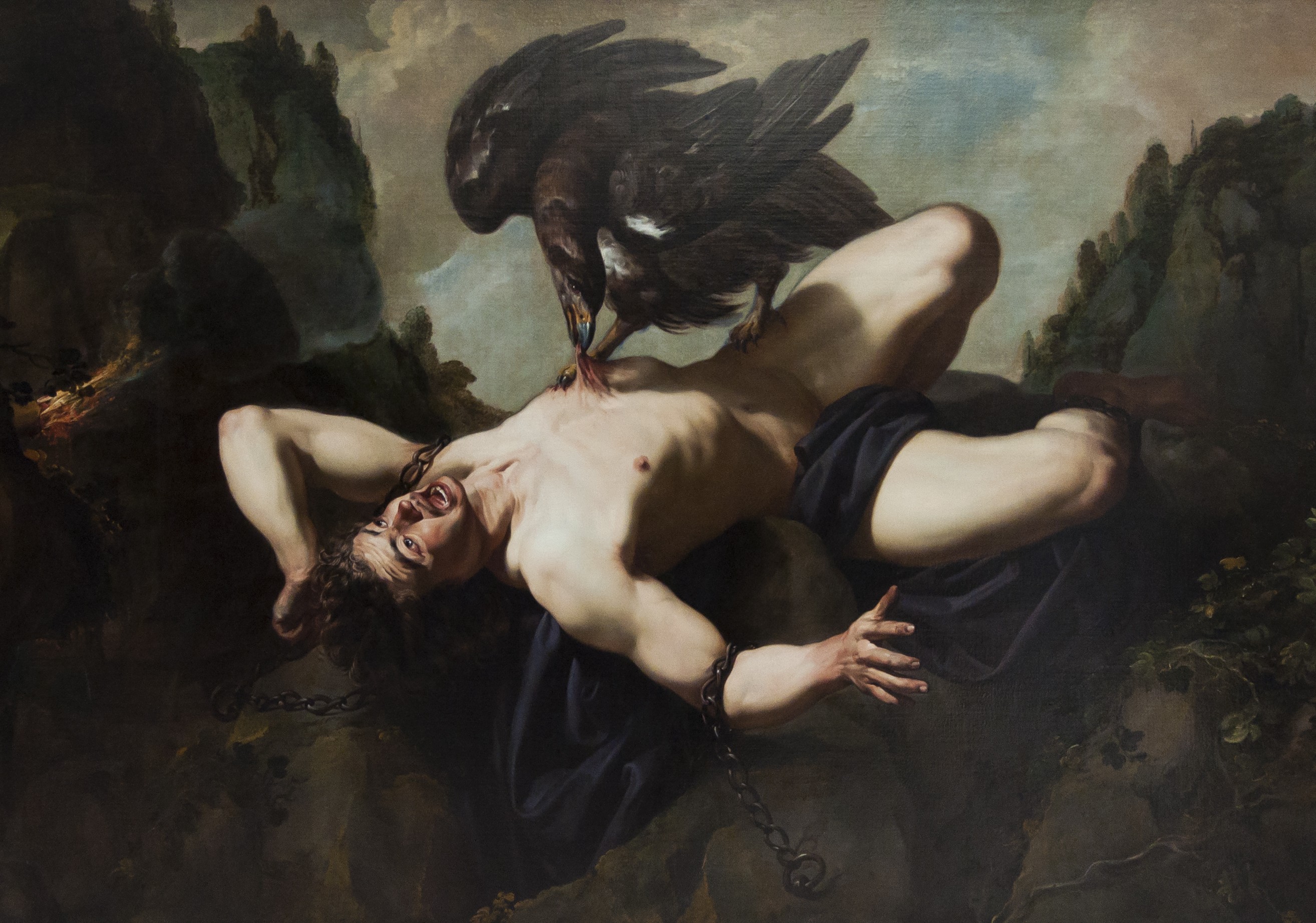 General 2628x1844 Greek mythology Prometheus (mythology) horror artwork traditional art