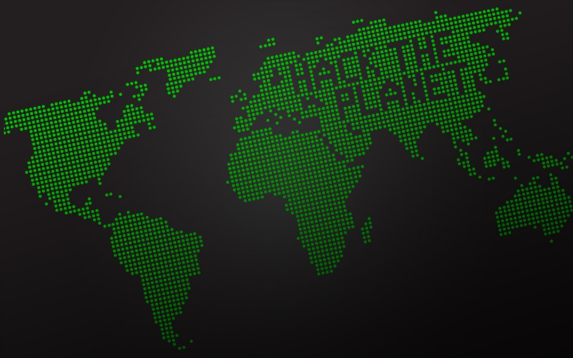 General 1920x1200 world simple background hacking gray world map dark background green gray background digital art