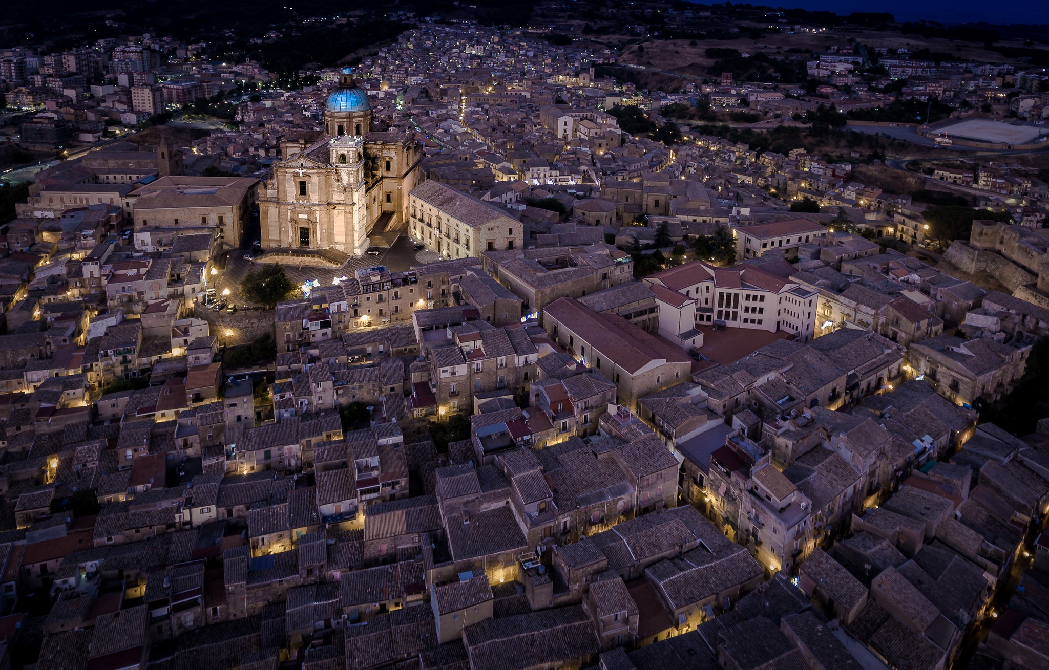 General 2048x1309 town aerial view Sicily Italy cathedral
