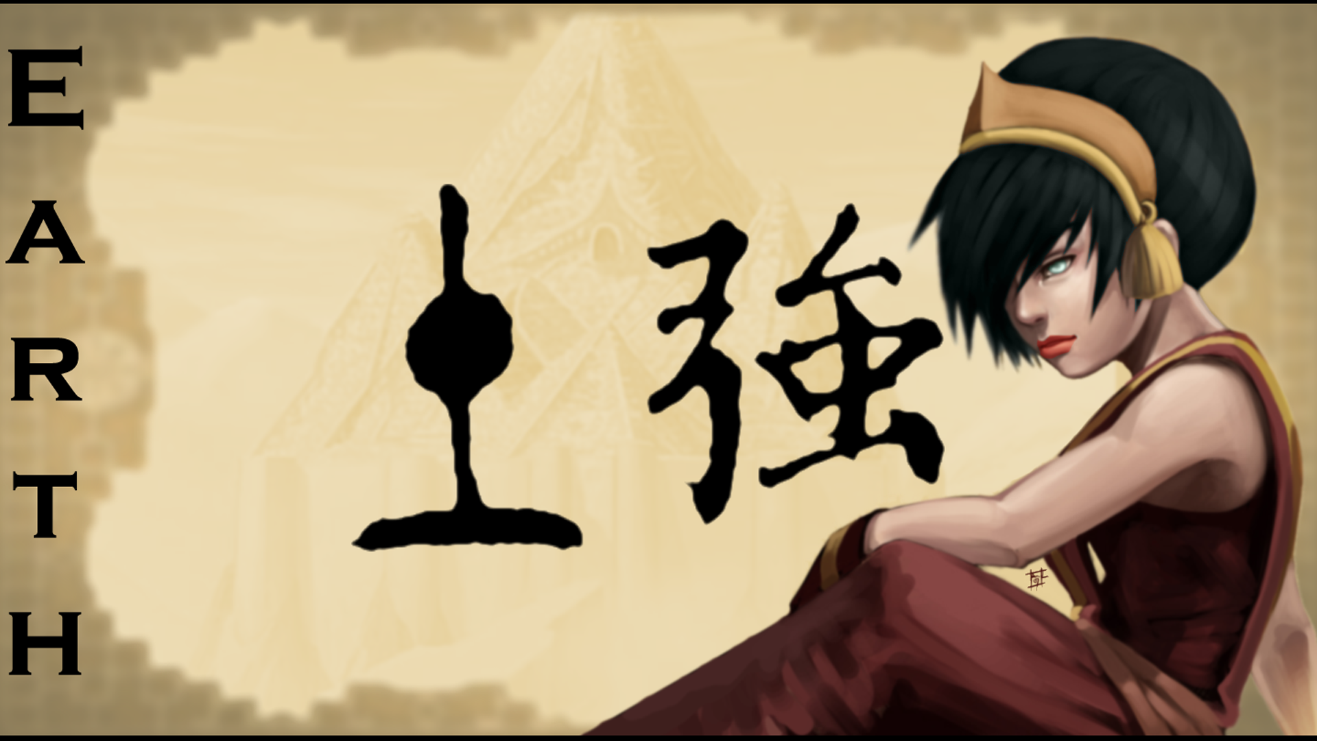 Anime 1920x1080 anime Avatar: The Last Airbender Toph Beifong