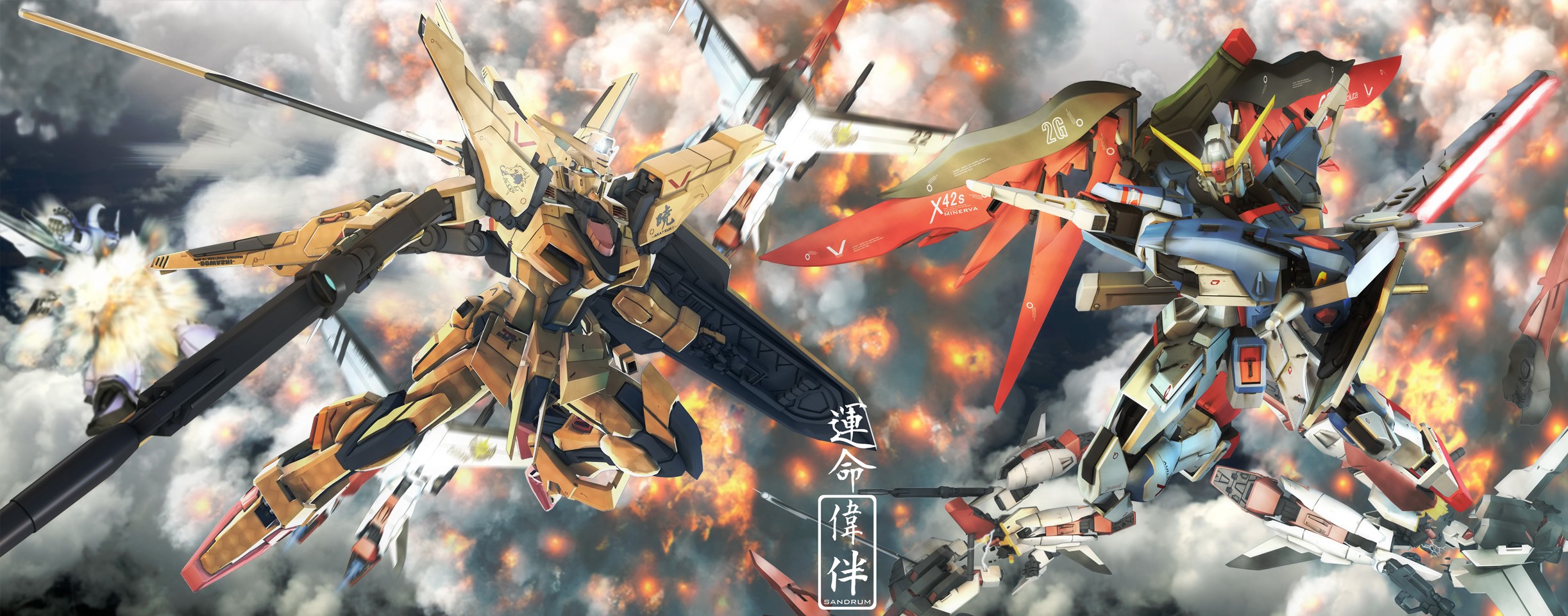 Anime 2445x960 anime Mobile Suit Gundam Gundam