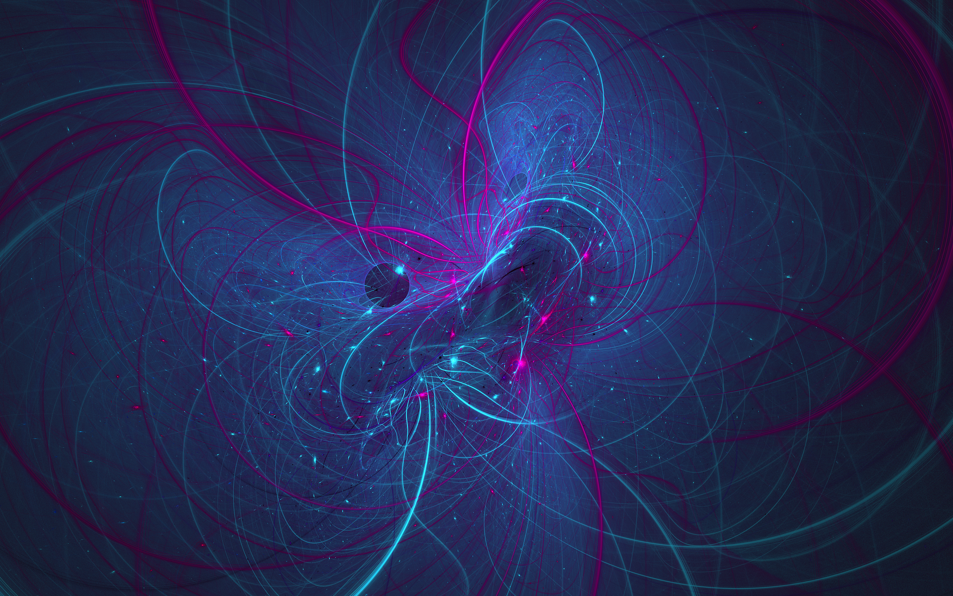 General 1920x1200 fractal digital art abstract blue purple