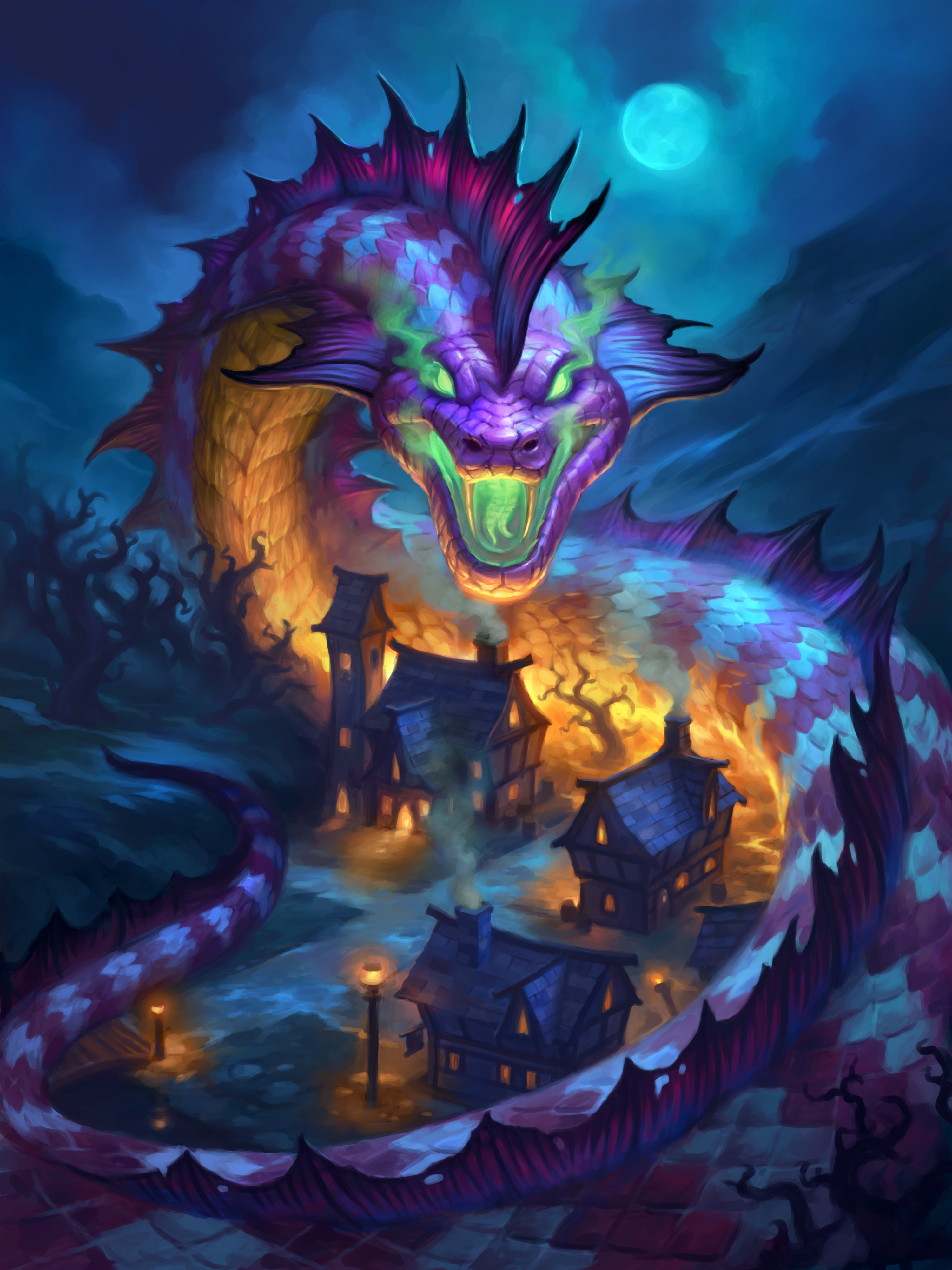 General 3000x4000 Hearthstone the witchwood Hearthstone: Heroes of Warcraft fantasy art snake