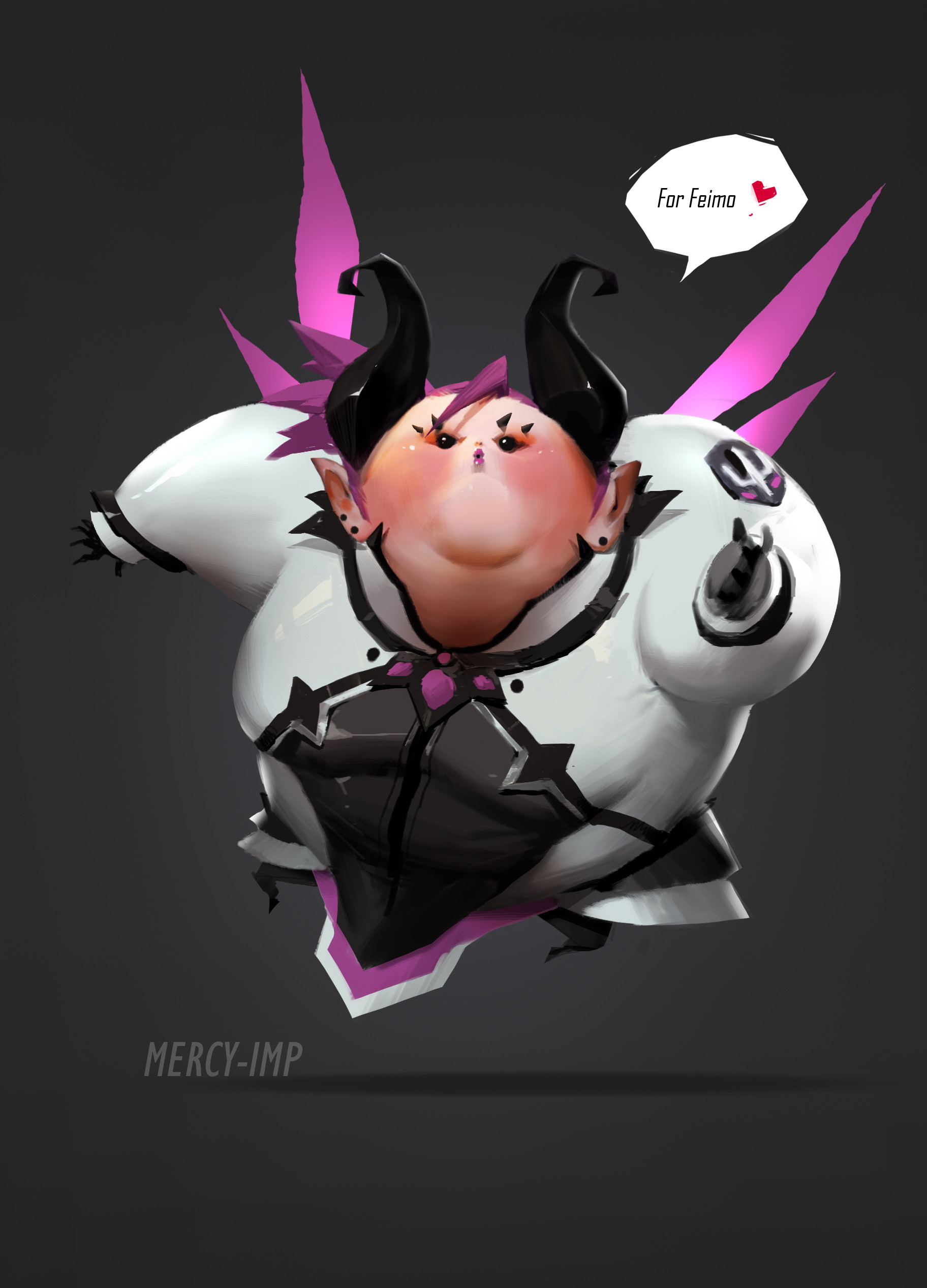 General 1824x2534 Overwatch chubby concept art Fly wings Meijun Chen Blizzard Entertainment video games video game characters