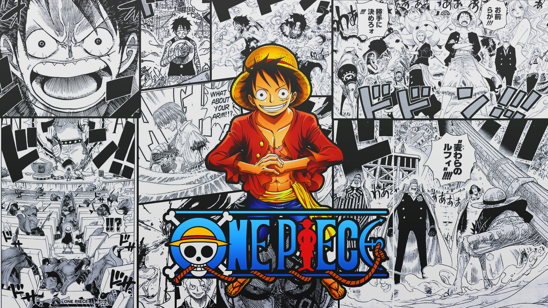 Anime 1920x1080 anime One Piece hat anime boys