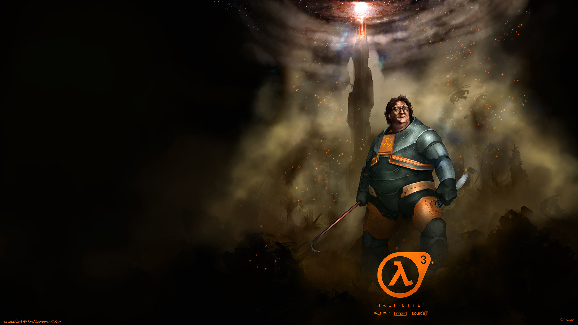 People 1920x1080 Gabe Newell video games humor