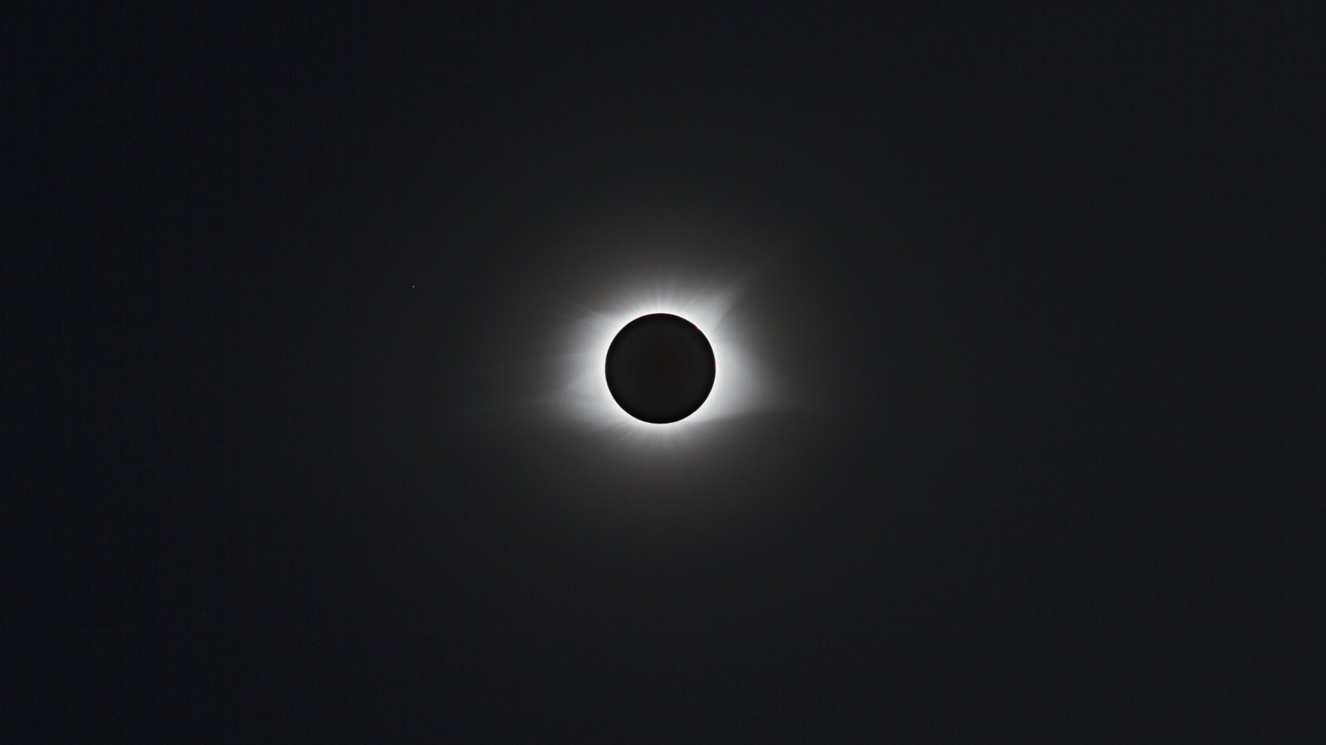 General 1920x1080 solar eclipse monochrome nature minimalism