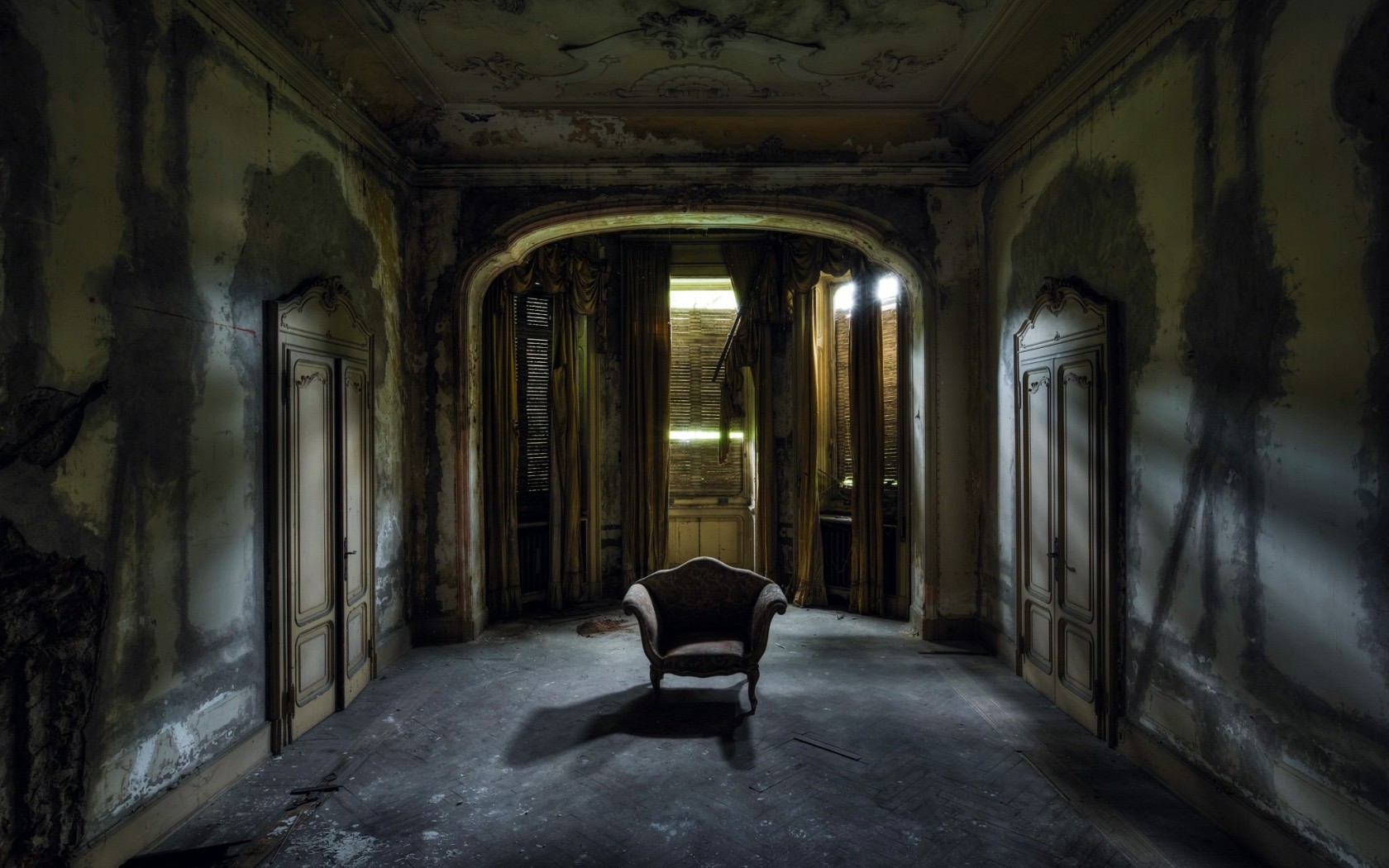 General 1680x1050 house chair spooky abandoned