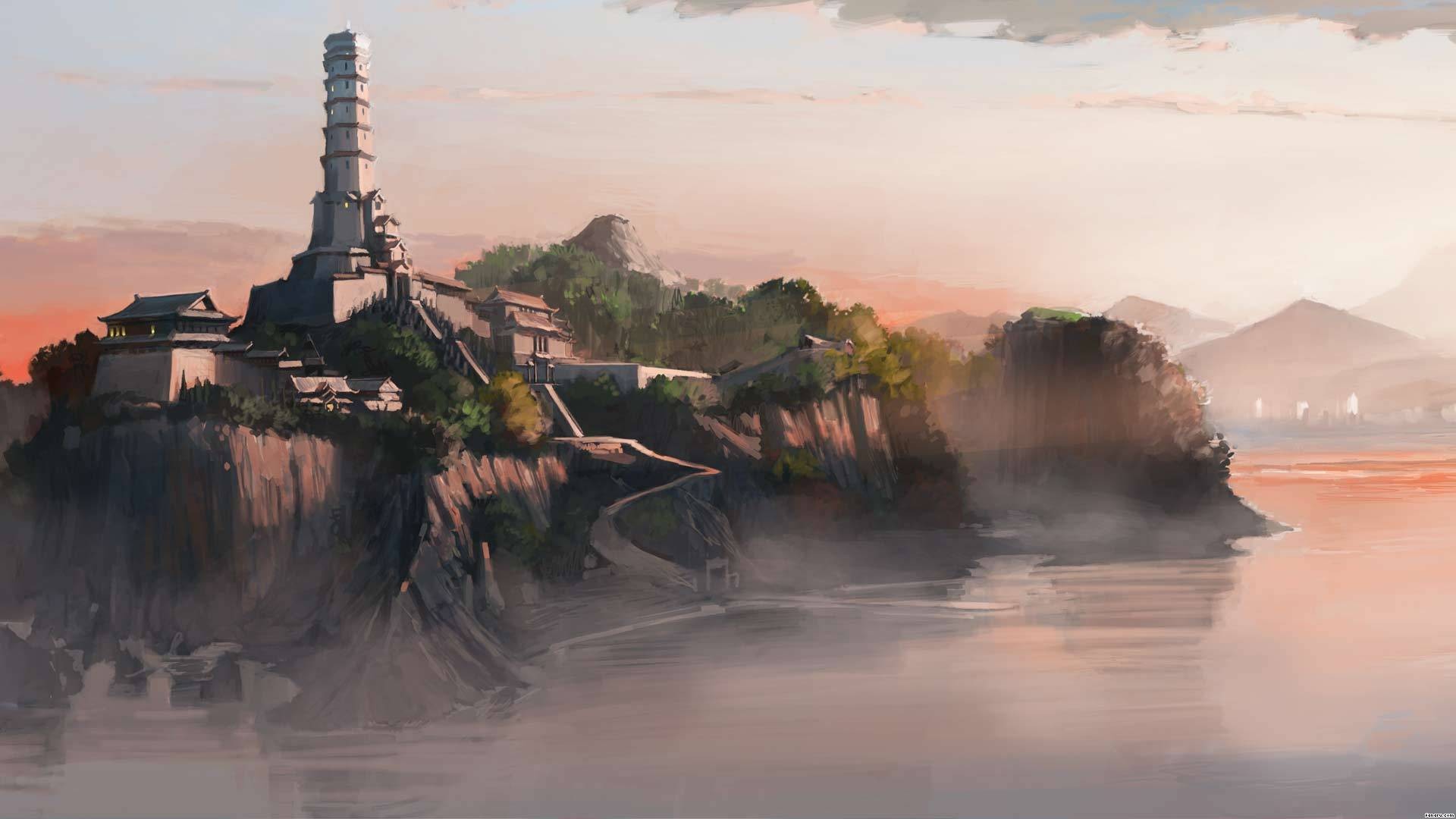 General 1920x1080 Avatar: The Last Airbender The Legend of Korra cartoon fantasy art TV series landscape