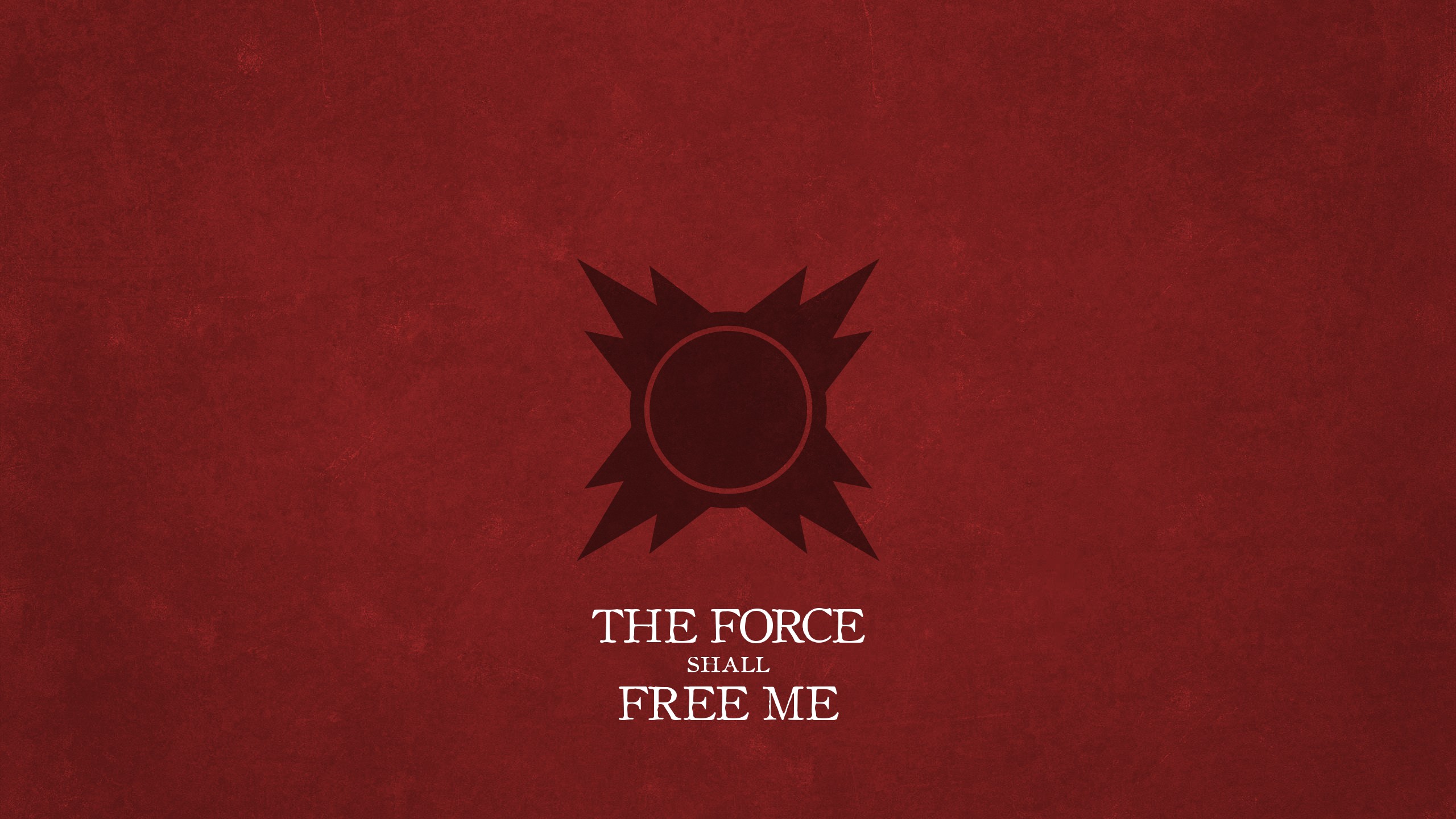 General 2560x1440 Star Wars simple background red background minimalism typography science fiction
