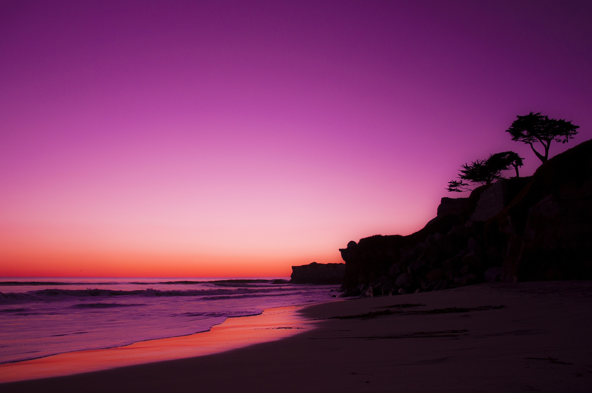 General 2048x1360 landscape purple sky outdoors beach sea