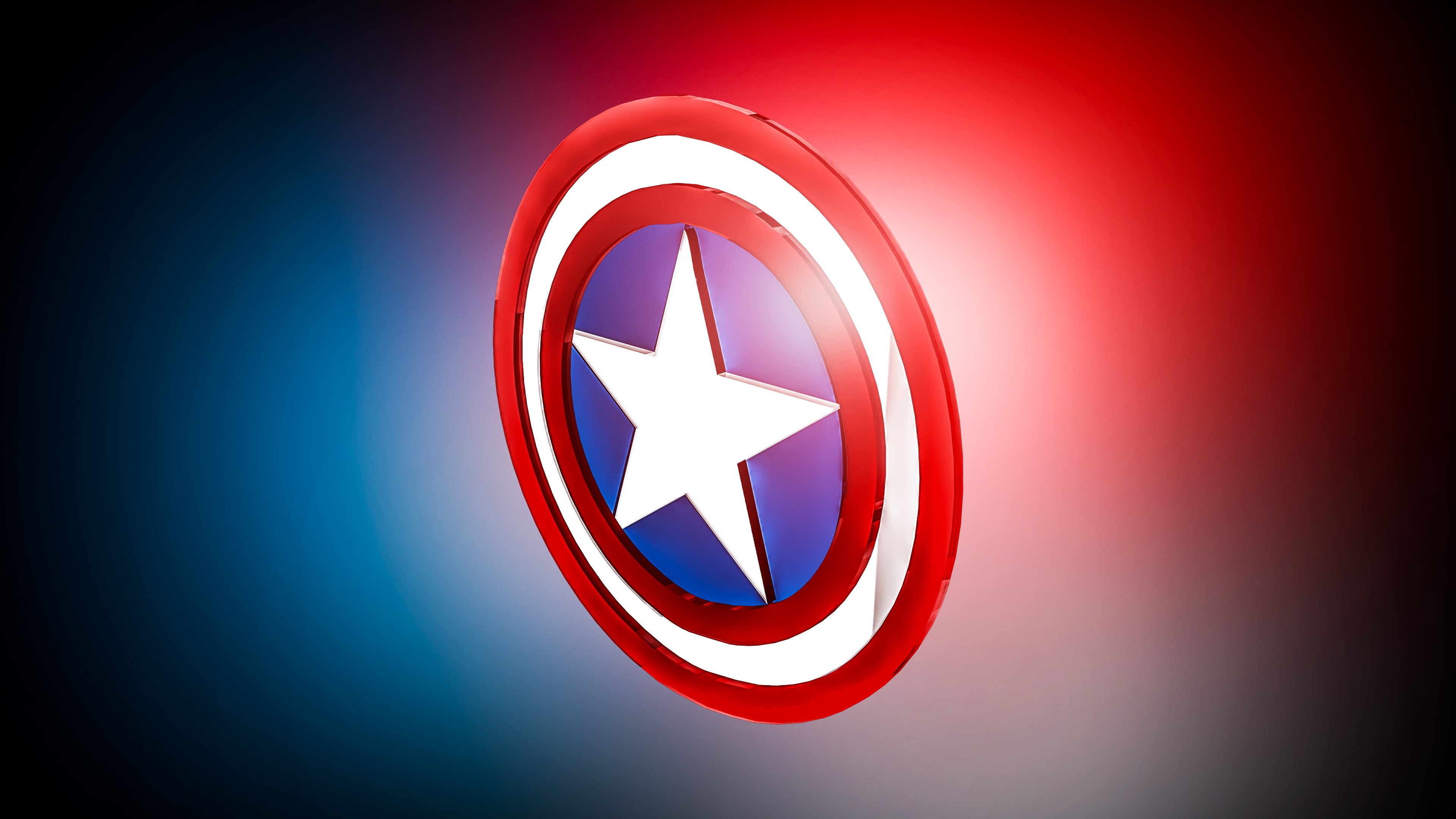 General 3840x2160 Captain America Marvel Comics simple background gradient shield