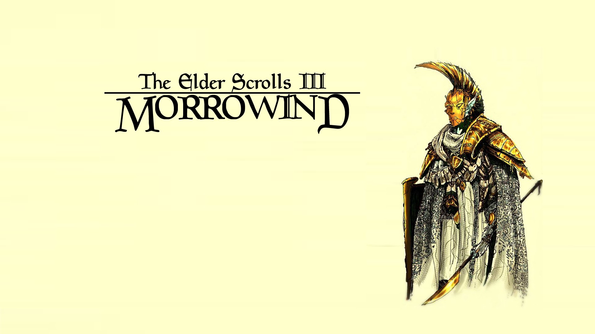 General 1920x1080 The Elder Scrolls III: Morrowind video game art RPG simple background PC gaming video games