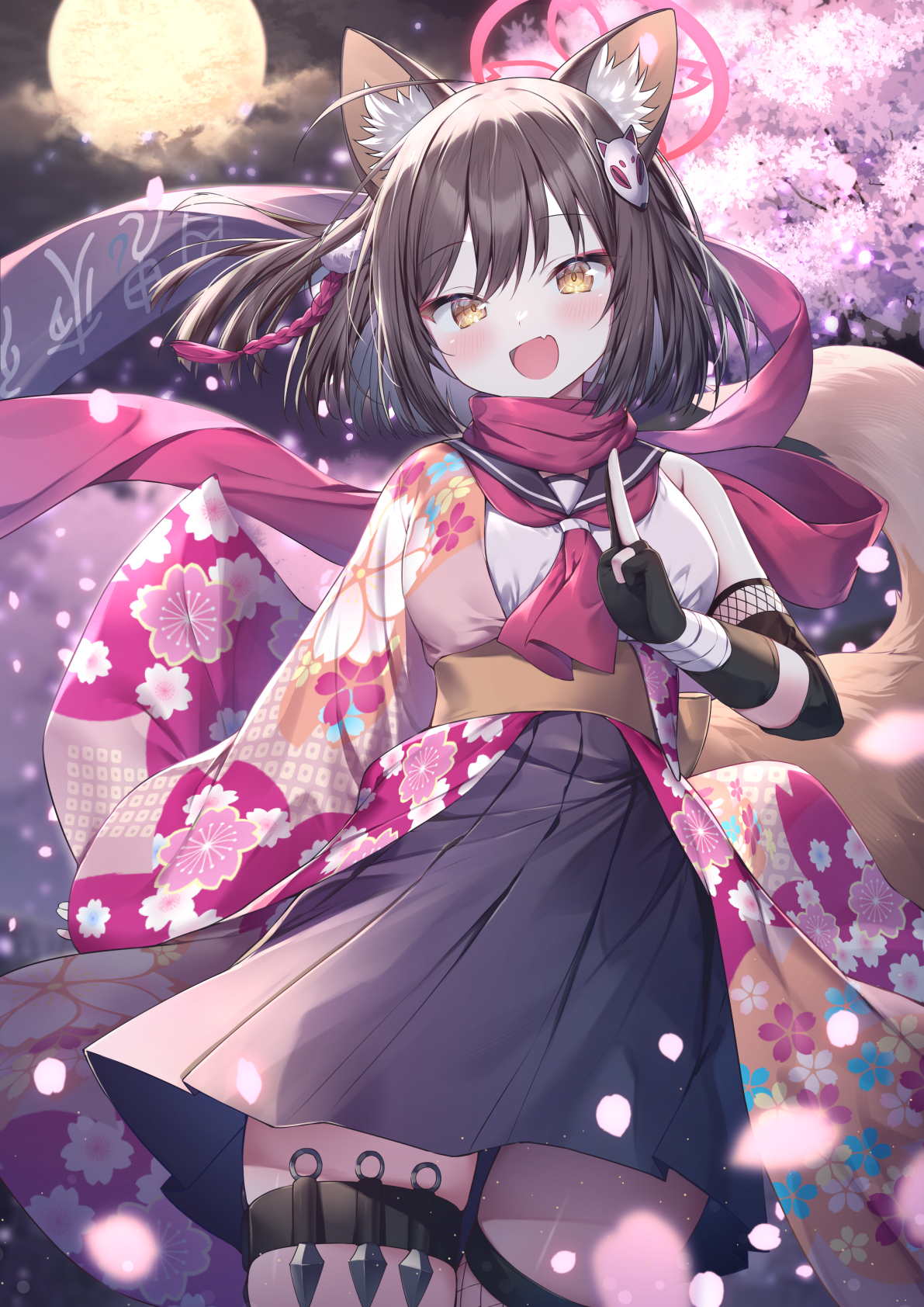 Fox girl in kimano with katana: Original anime... (07 Aug 2019)｜Random Anime  Arts [rARTs]: Collection of anime pictures