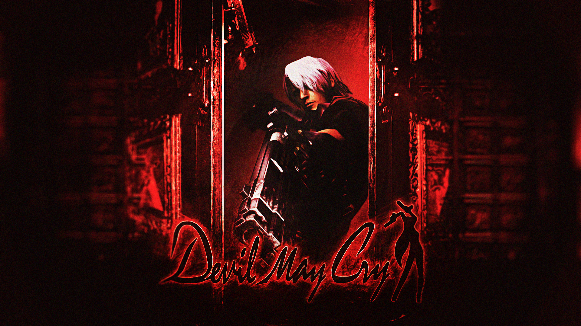 General 1920x1080 Dante (Devil May Cry) Devil May Cry red video game boys Ebony and Ivory (Devil May Cry) video game characters gun boys with guns