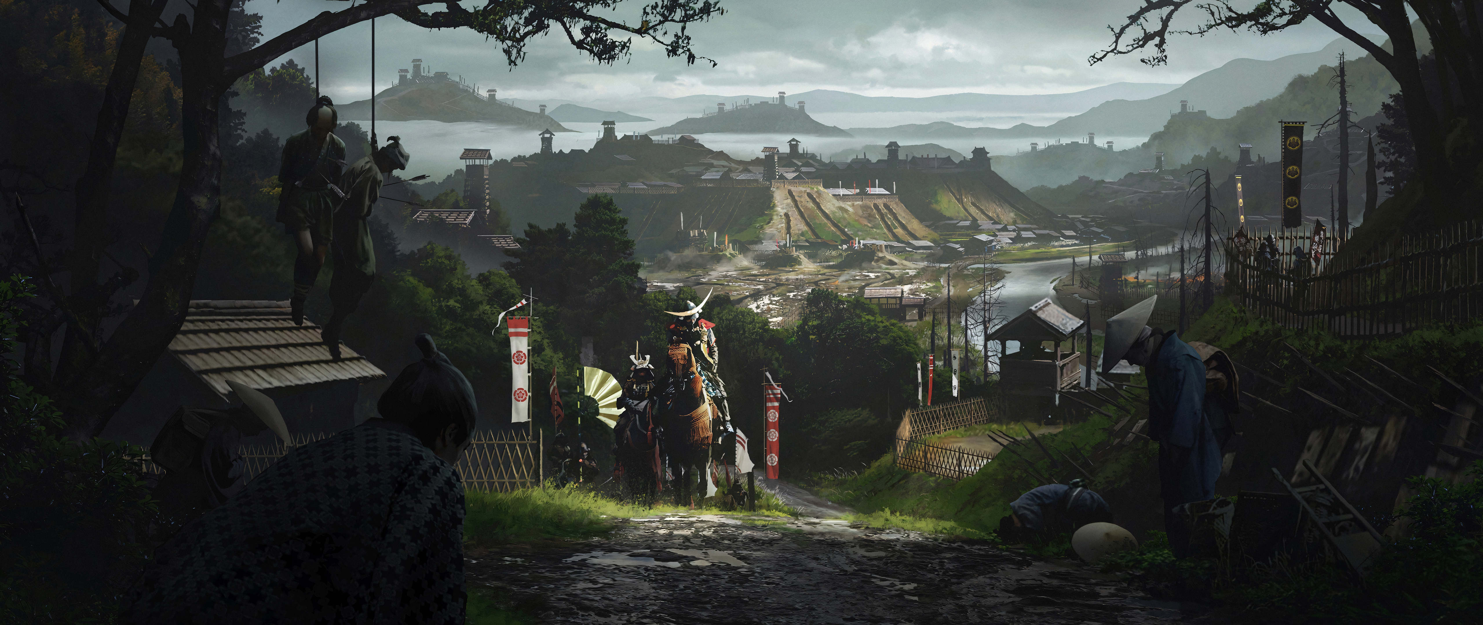 General 5120x2160 Assassin's Creed Shadows 4K ultrawide Ubisoft video games Japan artwork Assassin's Creed