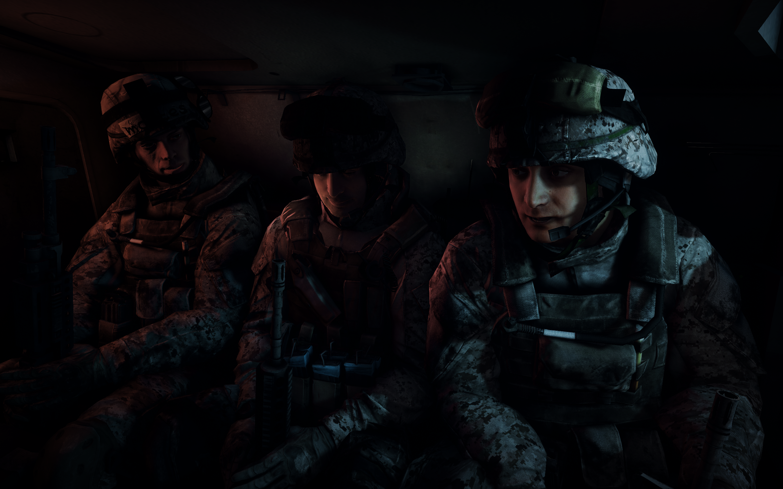 General 2560x1600 video games Battlefield 3 military helmet uniform men EA DICE Electronic Arts first-person shooter