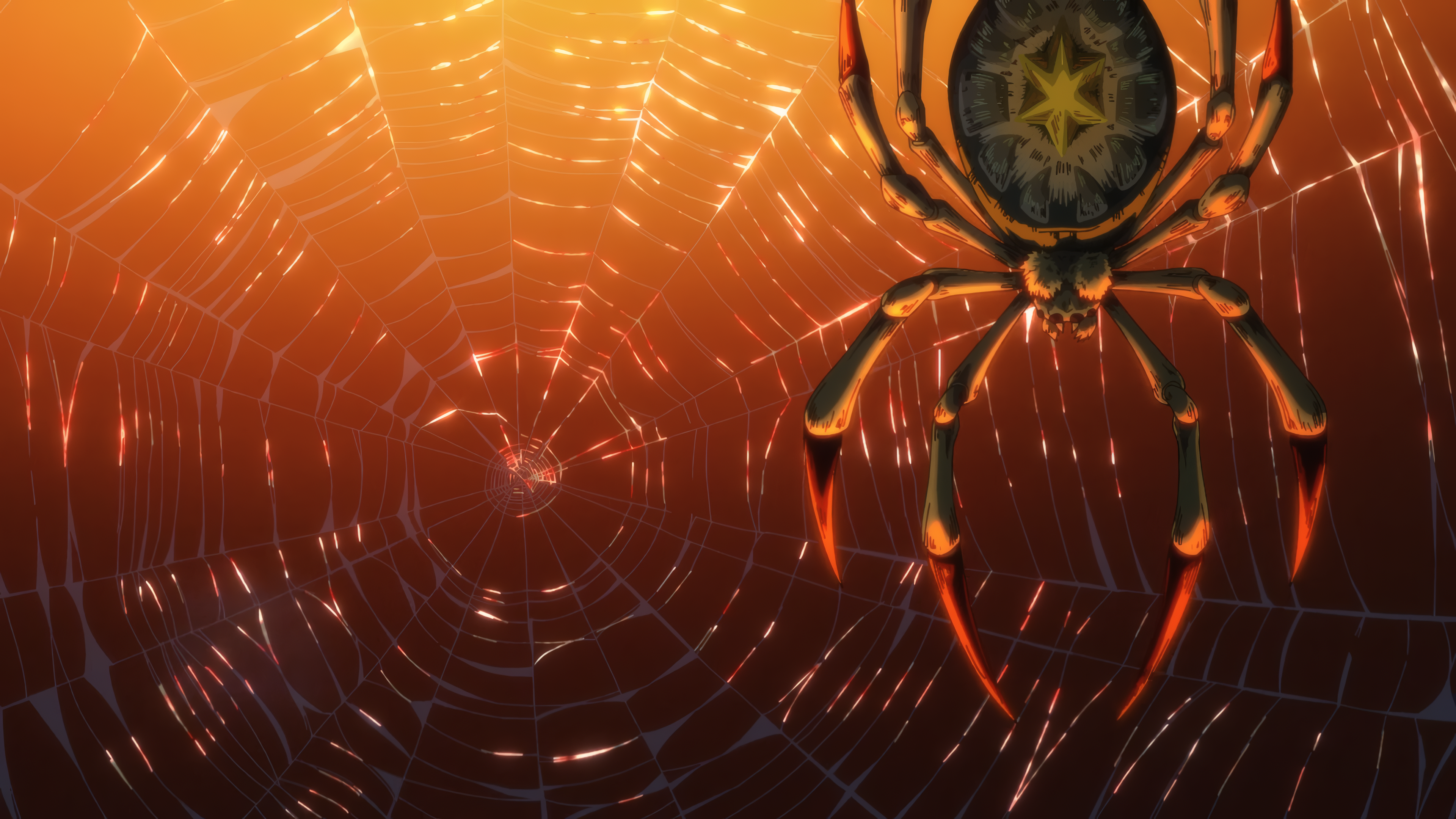 Anime 3840x2160 Mahoutsukai no Yome spider anime spiderwebs