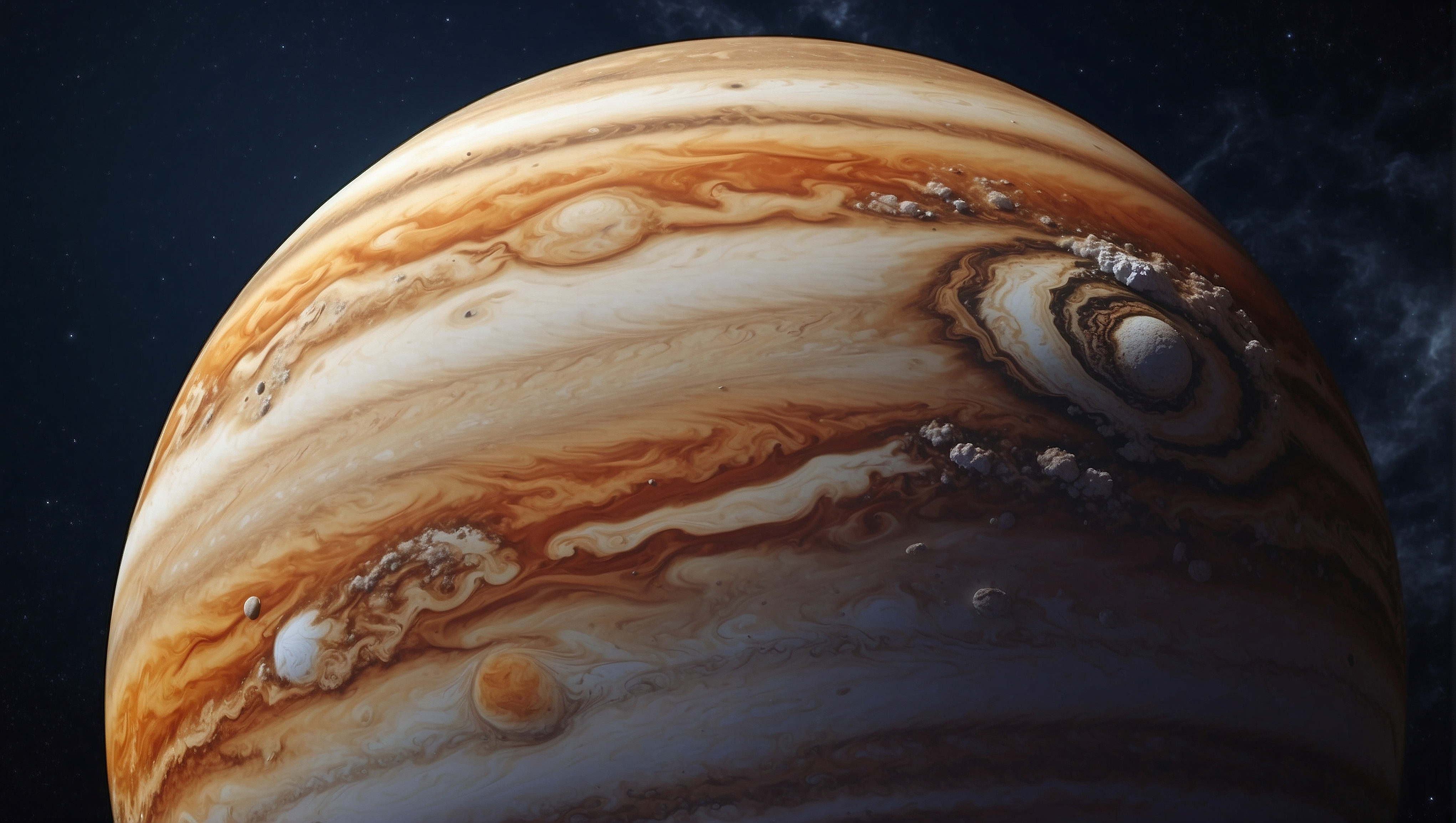 General 4084x2310 AI art digital art astronomy planet Jupiter space